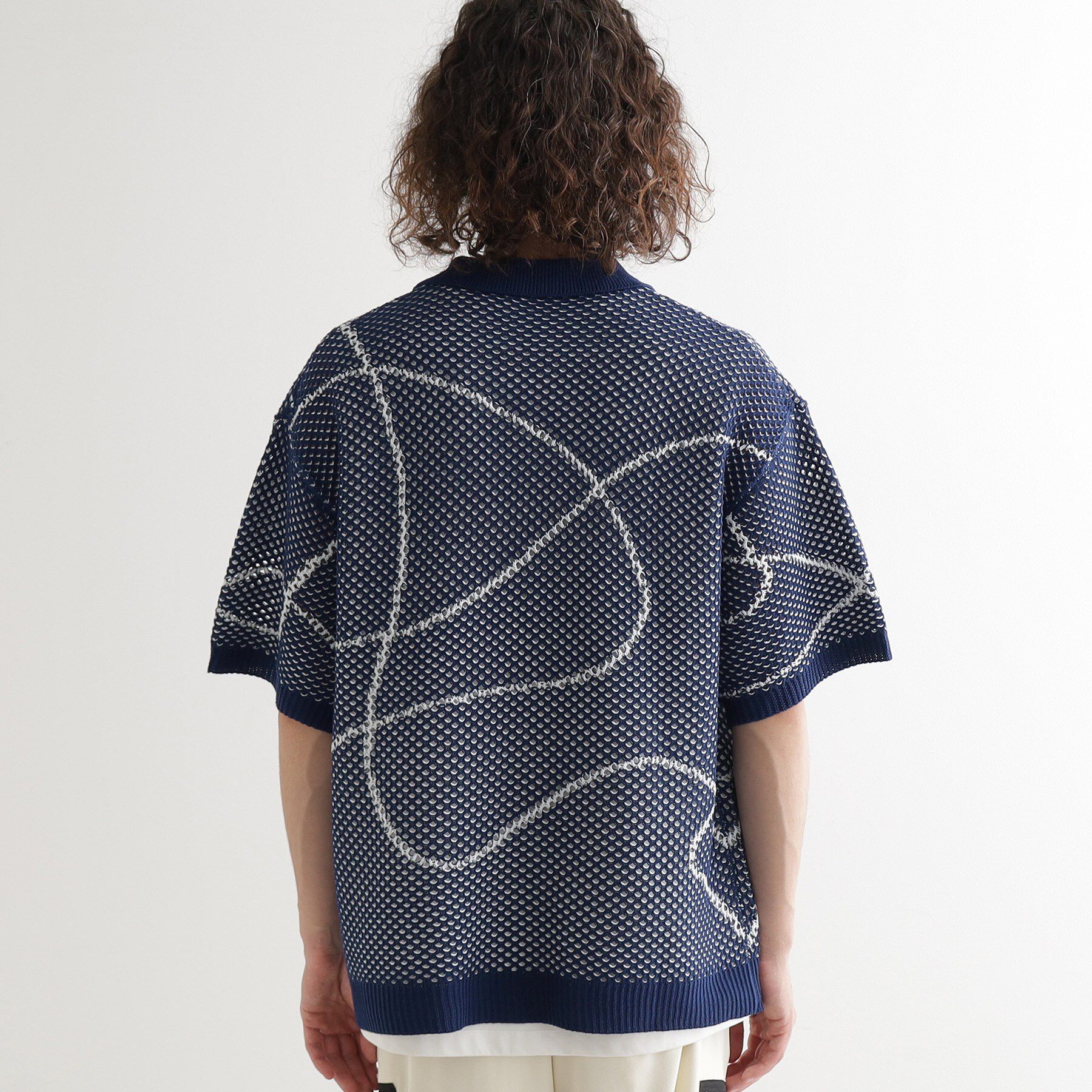 tk.TAKEO KIKUCHI「ラインアートニットポロ」|ニット・セーター|