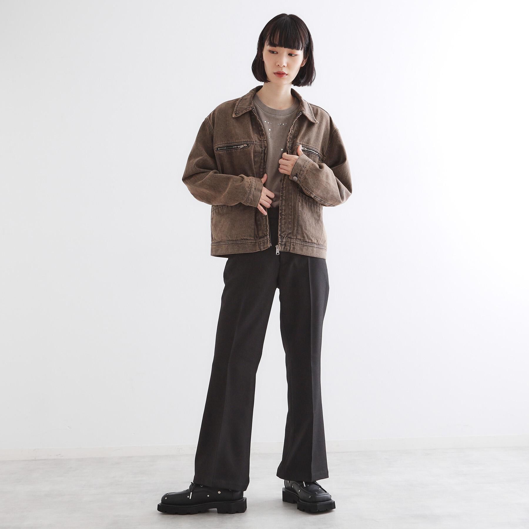 tk.TAKEO KIKUCHI「デニムブルゾン」|デニムジャケット|