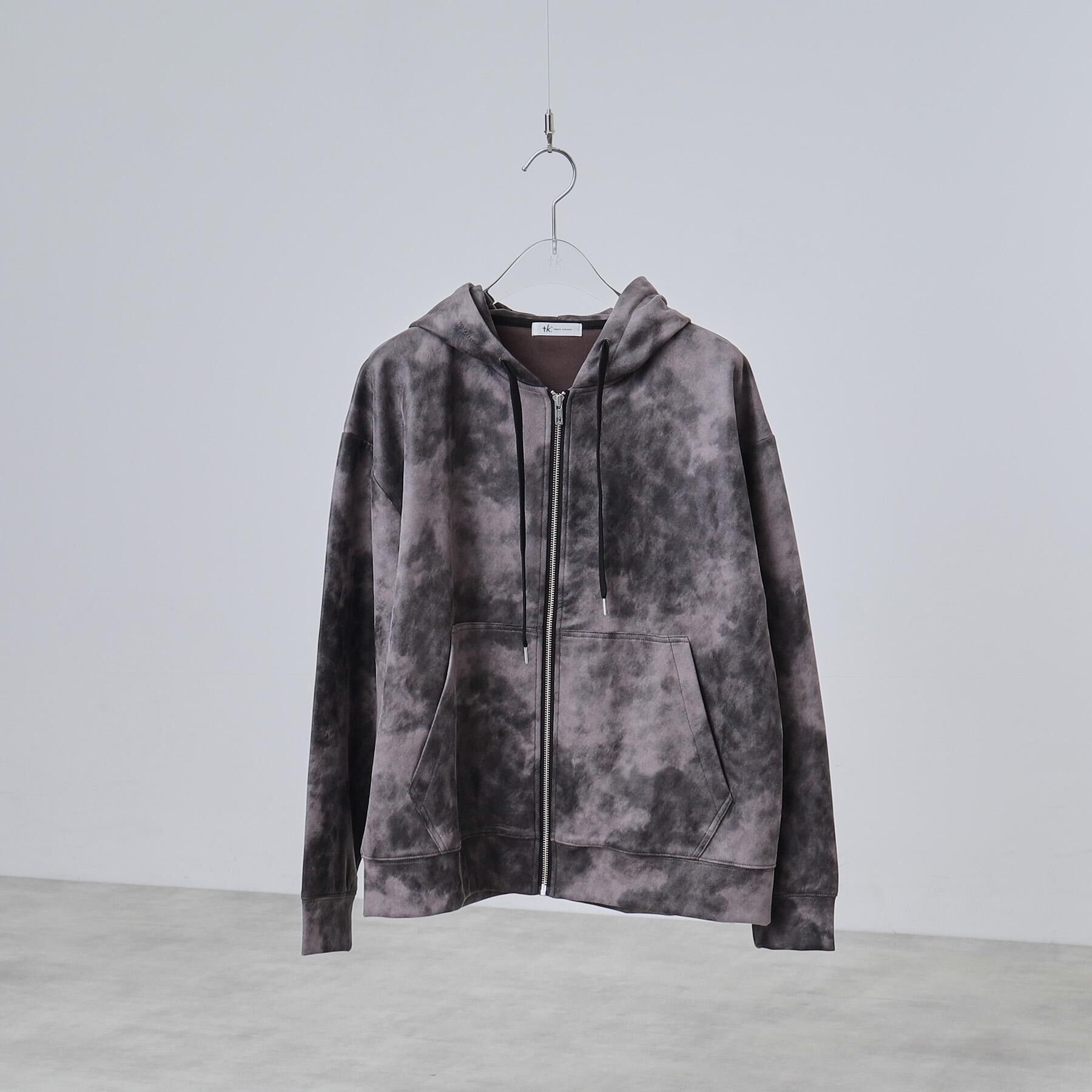 tk.TAKEO KIKUCHI「ヴィンテージライクプリント ジップパーカー」|パーカー|