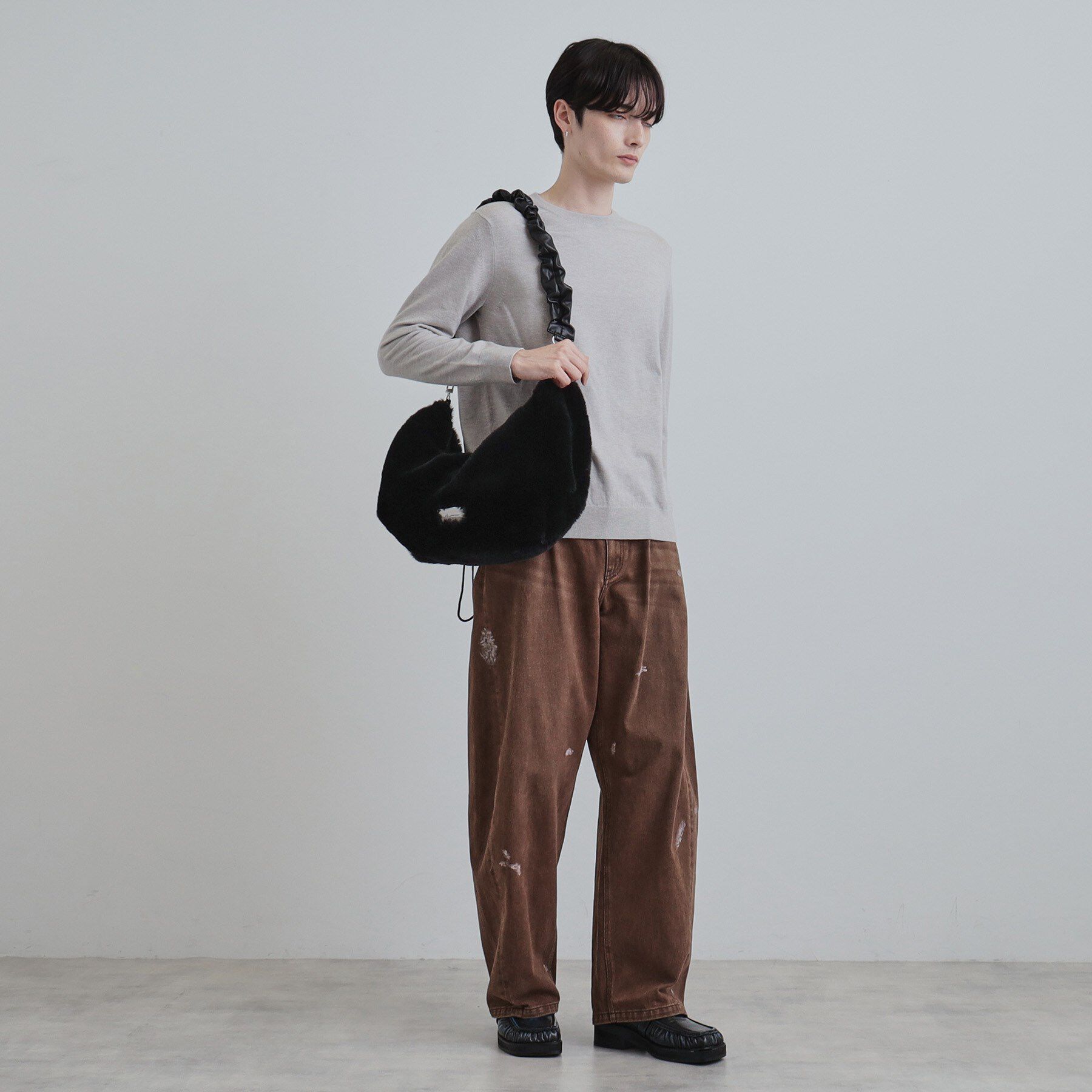 tk.TAKEO KIKUCHI「【2WAY】ラウンドハンドルバッグ」|ショルダー・メッセンジャー|