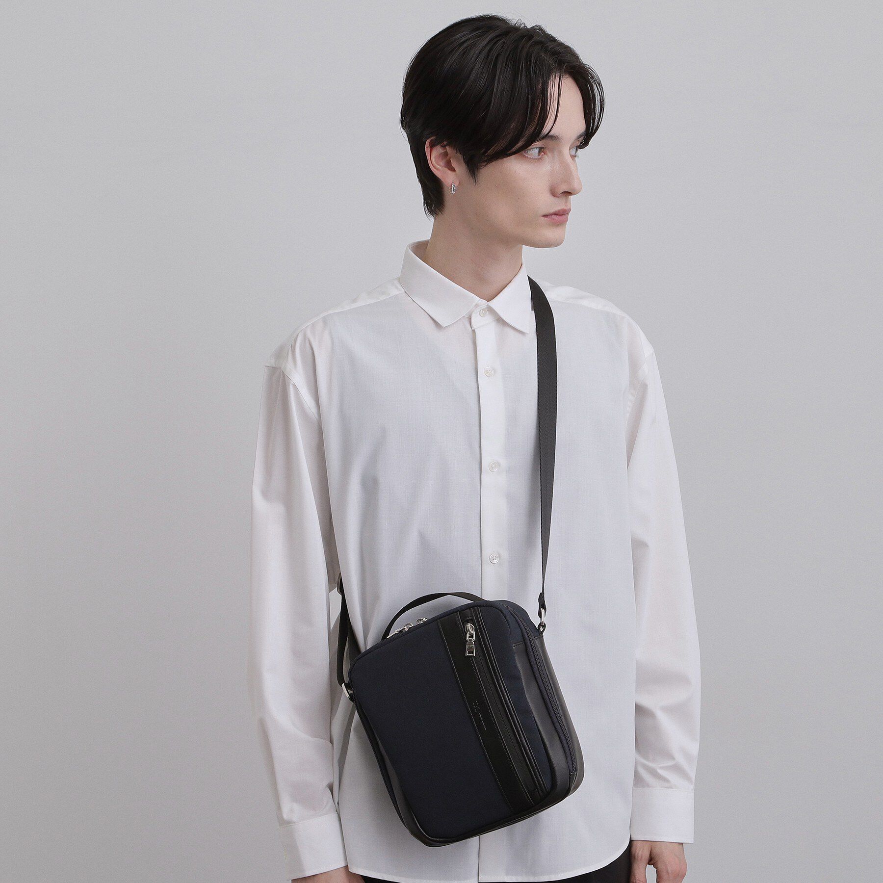 tk.TAKEO KIKUCHI「【2WAY】ボックスミニショルダーバッグ」|ショルダー・メッセンジャー|ネイビー(094)