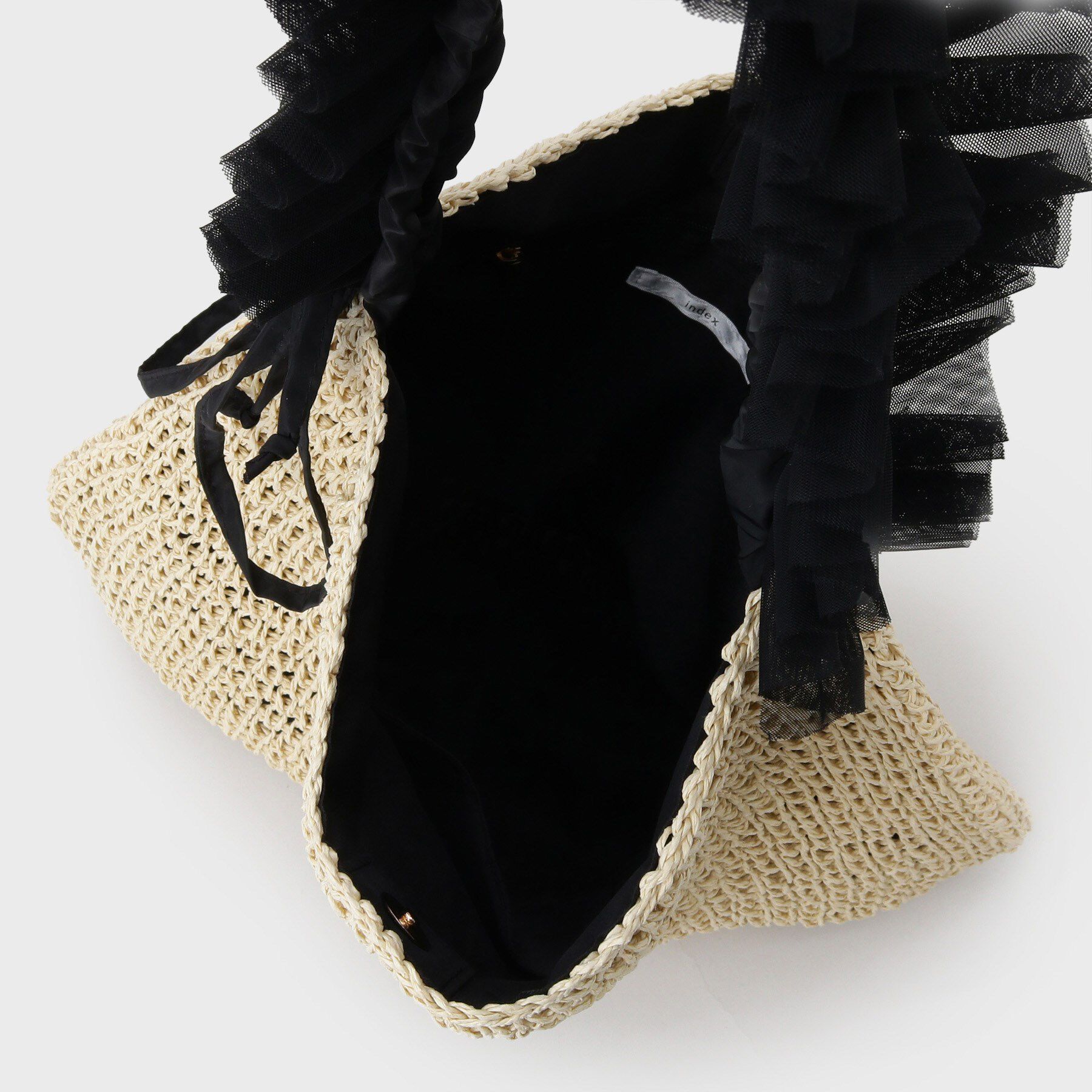 index「雑材ワンショルダーフリルA4トート」|トートバッグ|