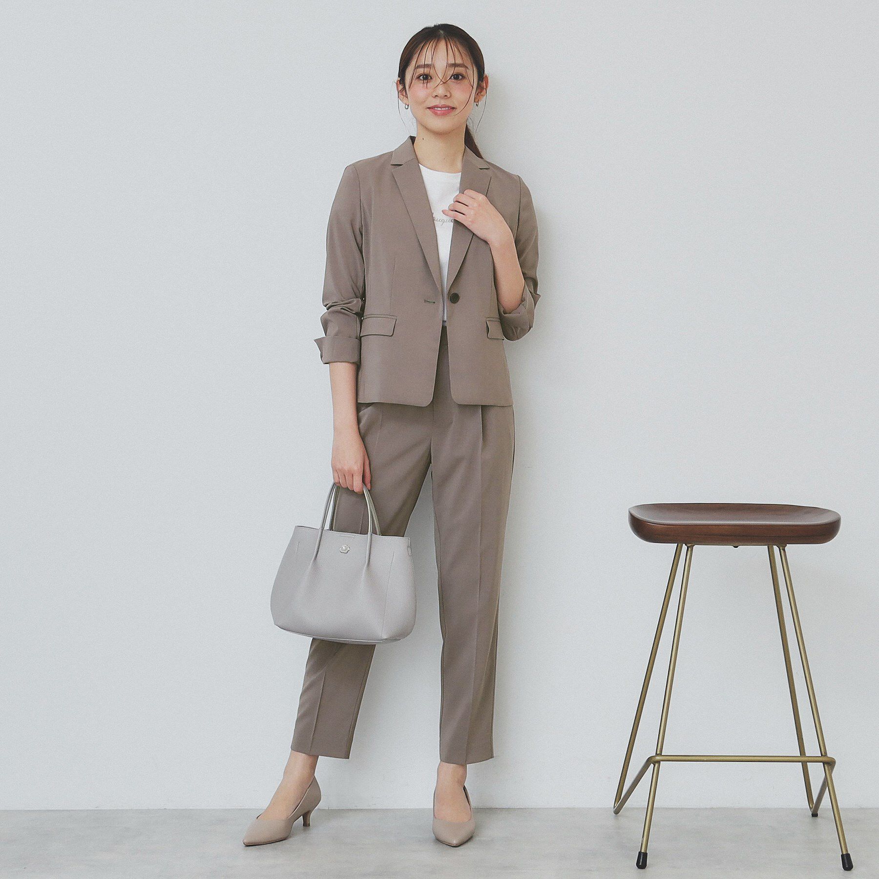 index「ストレッチテーラードジャケット/セットアップ対応【洗える/抗ピル/接触冷感】」|テーラードジャケット|