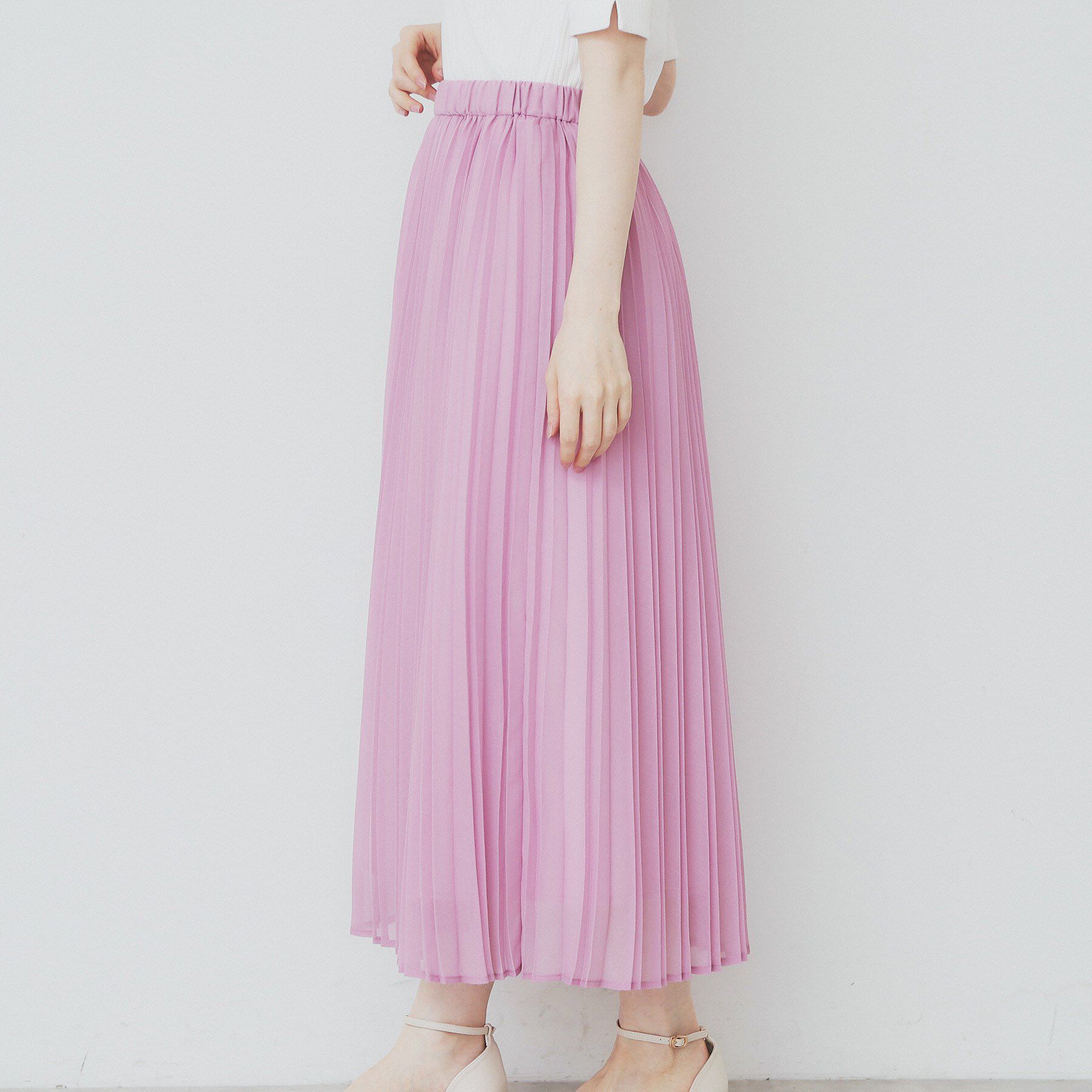 index「シアープリーツフレアスカート【洗濯機洗い可】」|スカート|