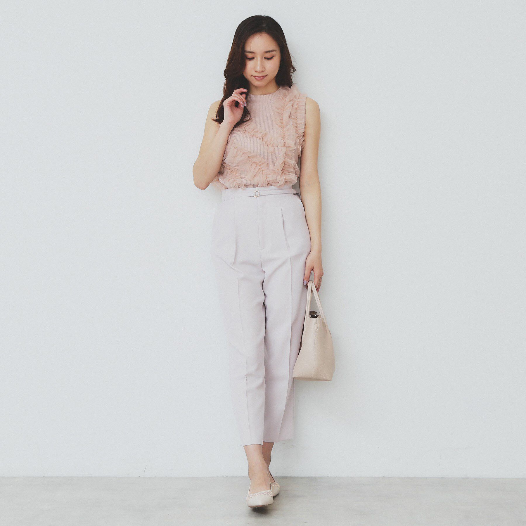 index「ストレッチテーパードパンツ【洗濯機洗い可/吸水速乾/防シワ】」|その他|