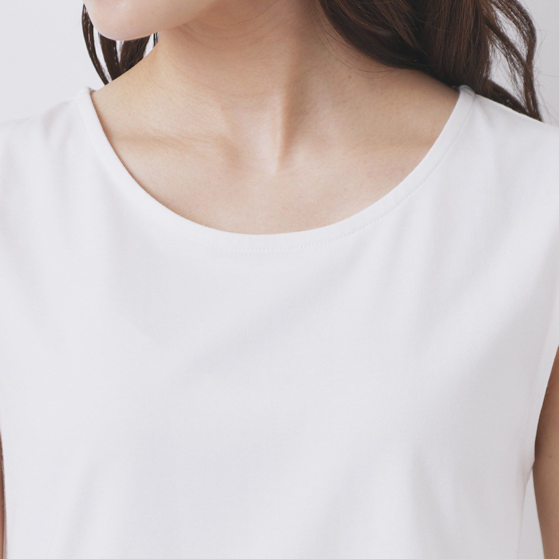 index「ノースリペプラムドッキングトップス【洗濯機洗い可/接触冷感】」|Tシャツ・カットソー|