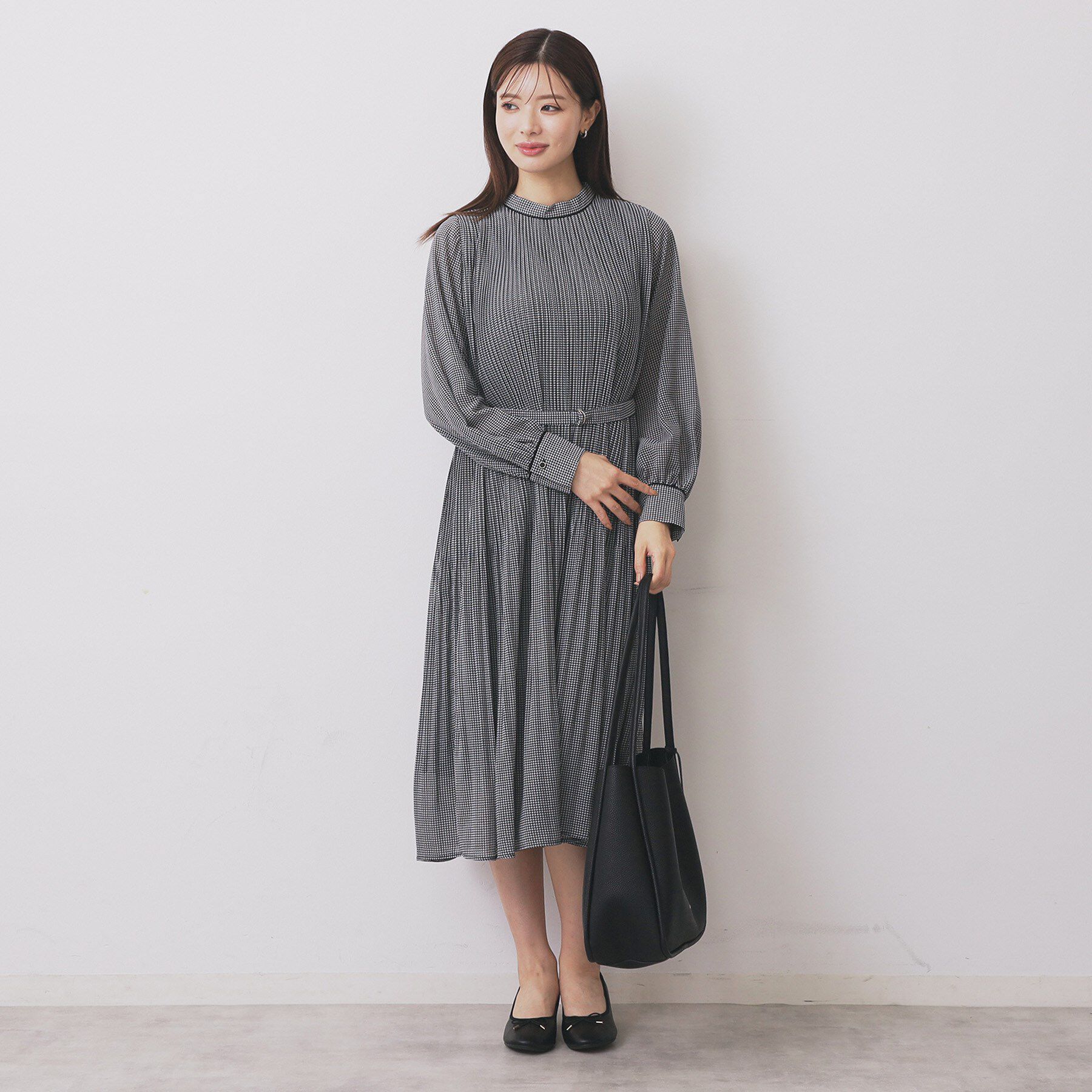 index「《5色展開/S-3Lサイズ》プリーツフレアワンピース【洗濯機OK/防シワ】」|ワンピース|