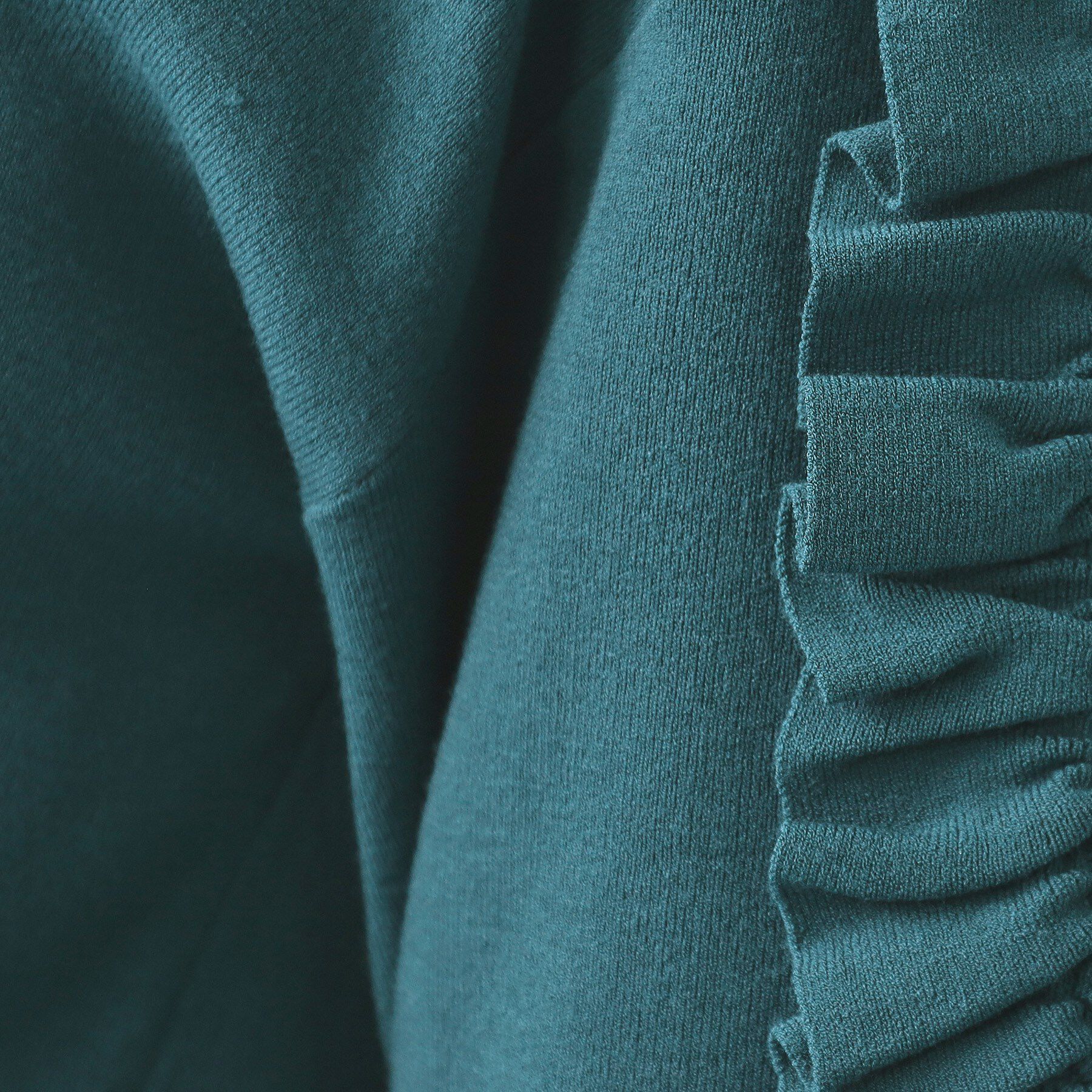 index「ラップフリルVネックニット【洗濯機洗い可/接触冷感/UVケア】」|ニット・セーター|