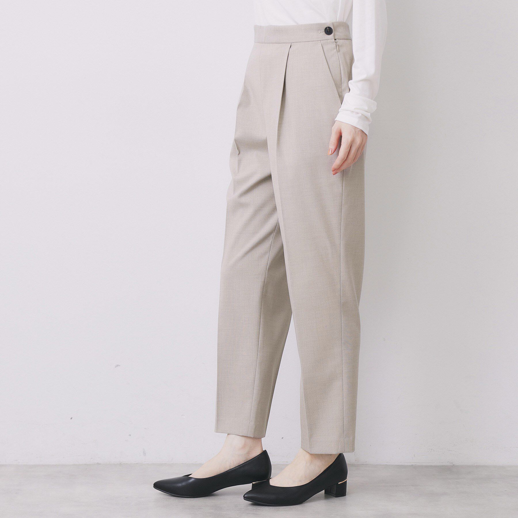 index「ウールライクストレッチテーパードパンツ/セットアップ対応【洗濯機OK】」|その他|