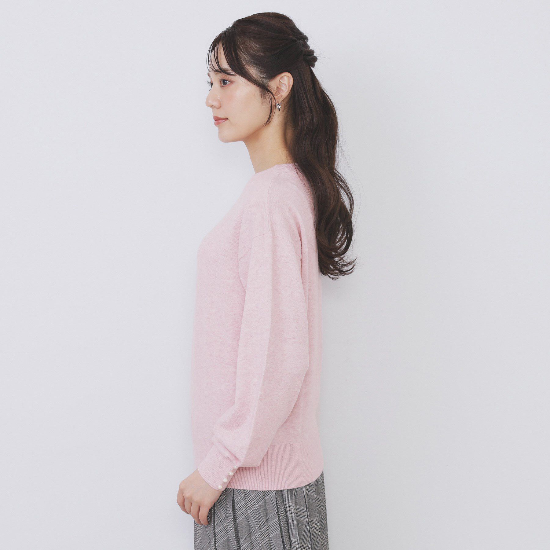 index「ふんわりボトルネックパフスリーブニット【洗濯機OK】」|ニット・セーター|