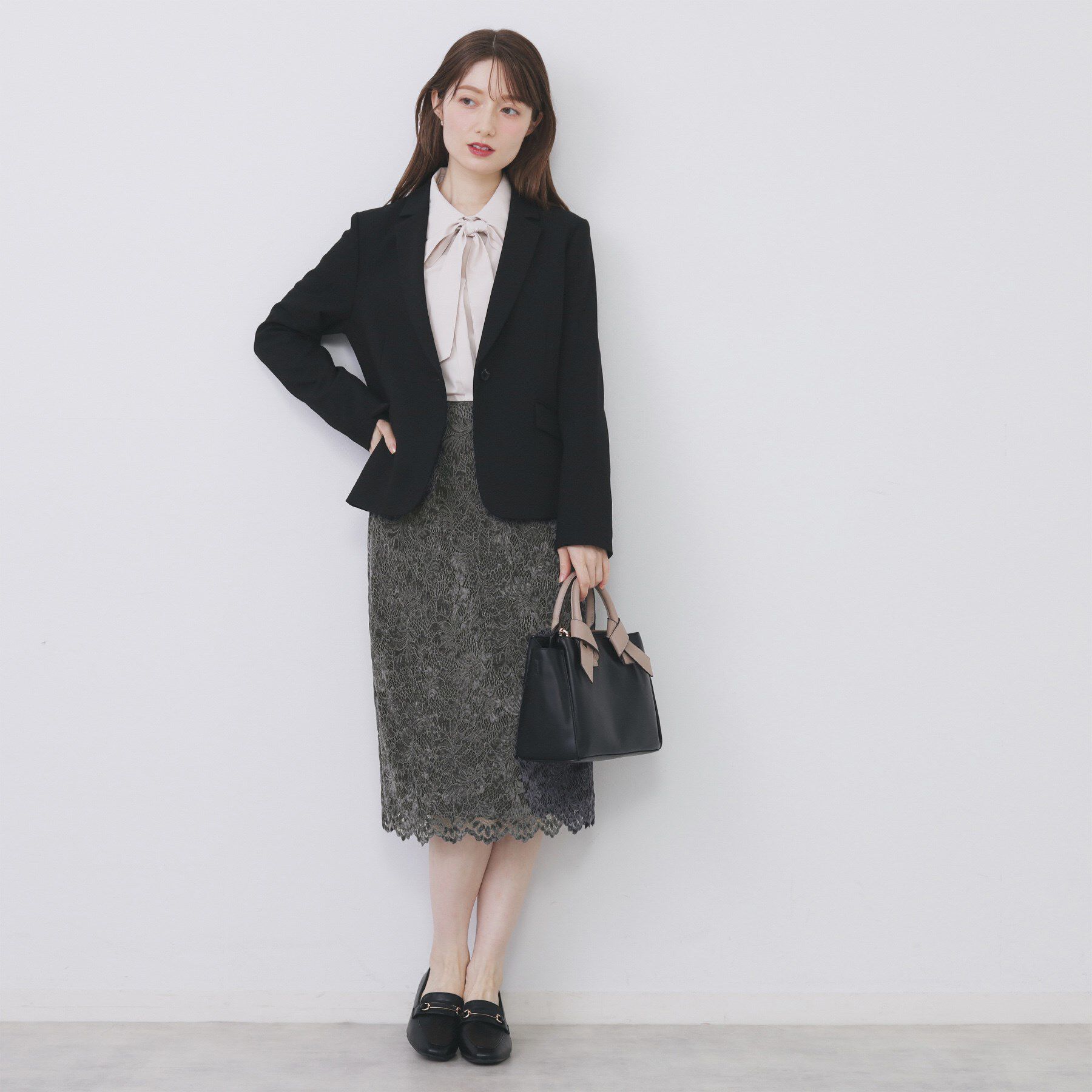 index「モールレースタイトスカート【洗濯機OK】」|スカート|