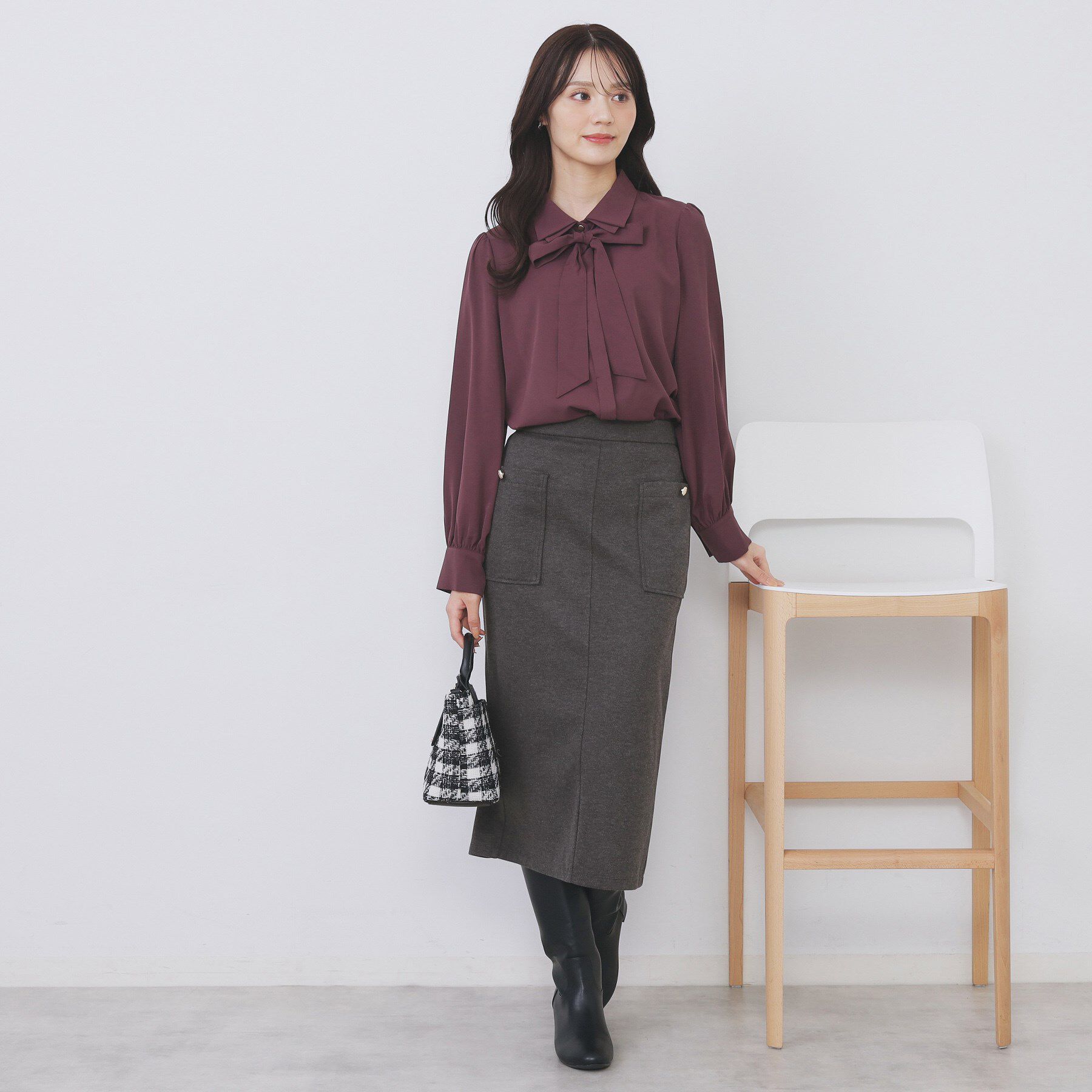 index「ストレッチナロータイトスカート【洗濯機OK/抗ピル】」|スカート|