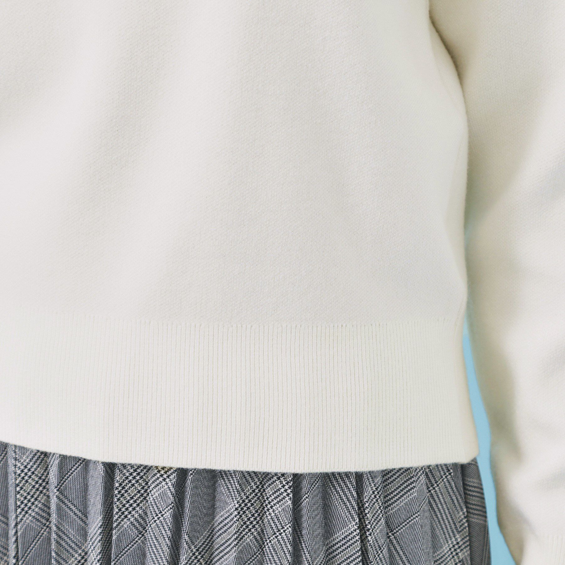 index「パール調ロゴクルーネックニット【洗濯機OK】」|ニット・セーター|