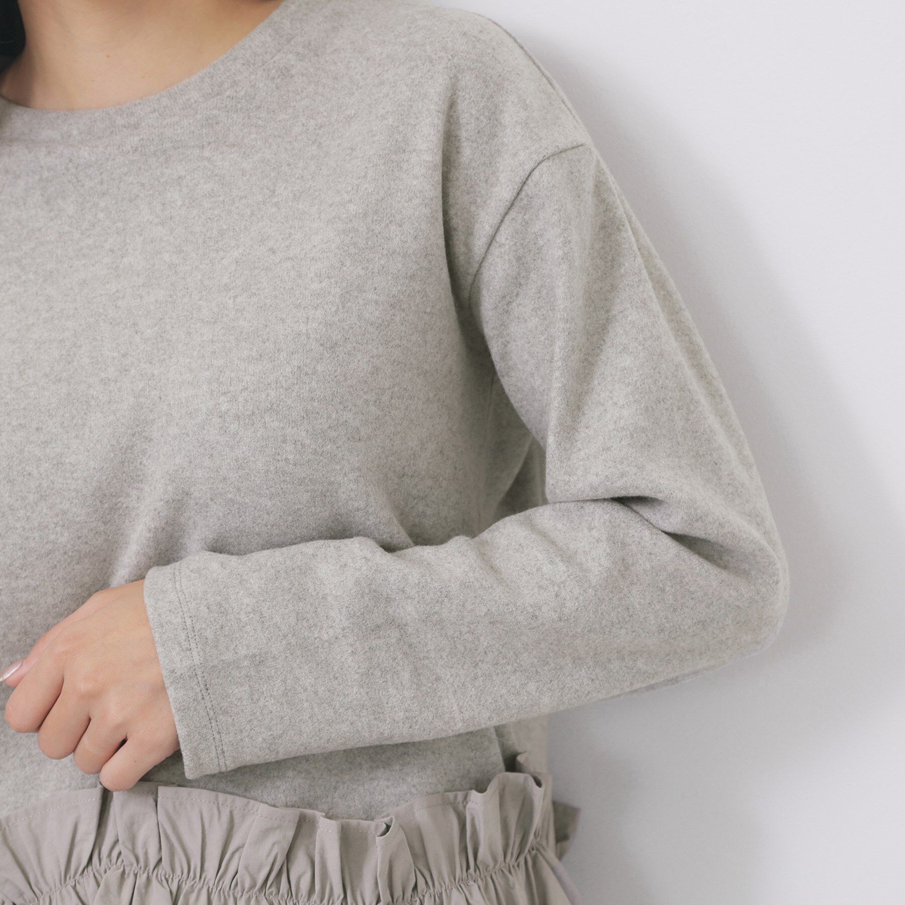 index「フリルドッキングトップス【洗濯機OK】」|Tシャツ・カットソー|