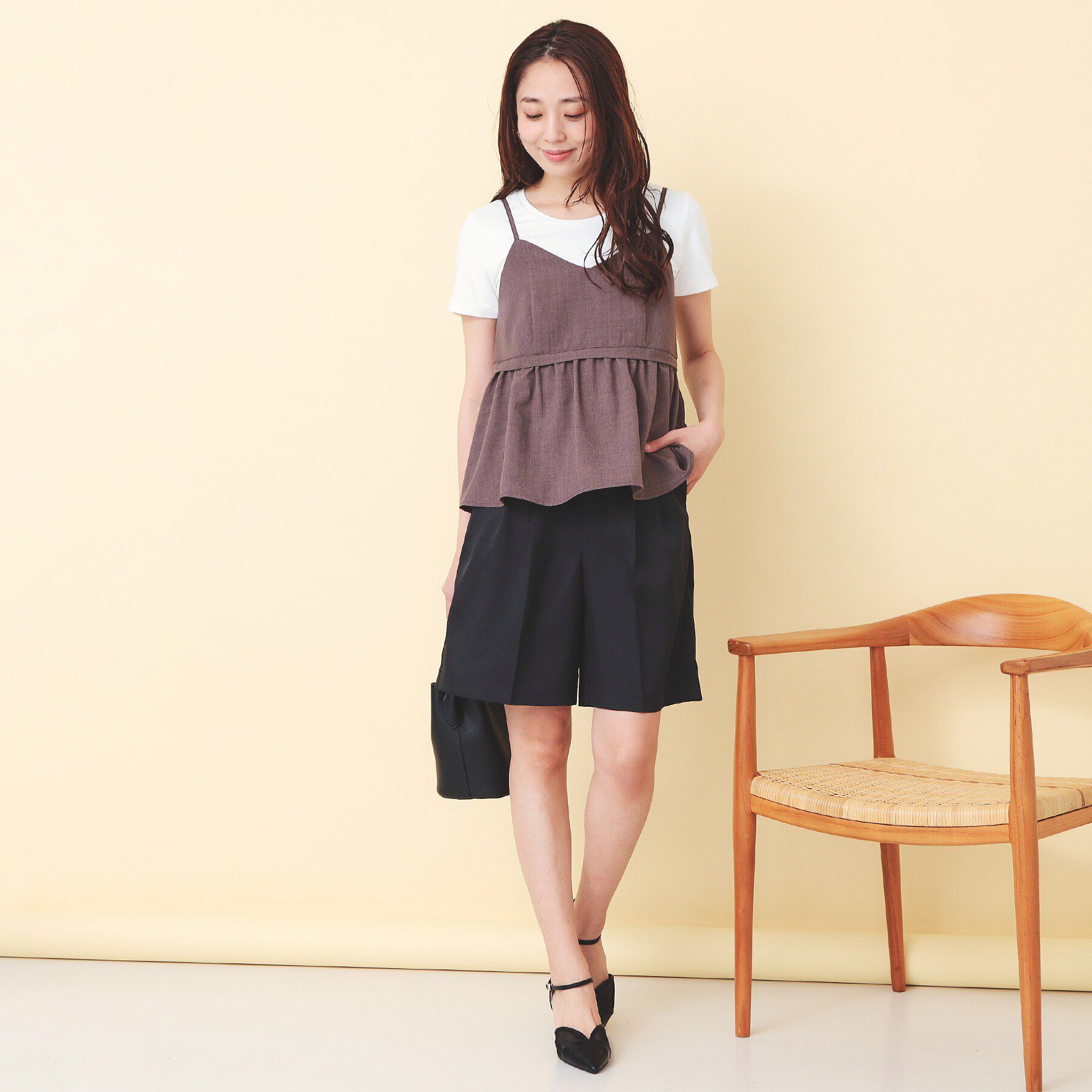 index「ツイル2タックハーフパンツ【洗濯機OK】」|その他|