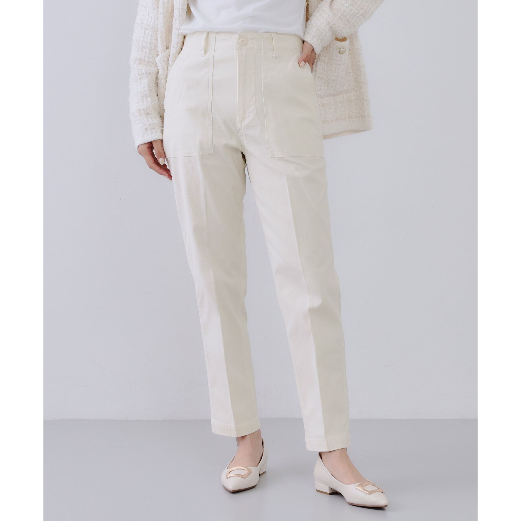 OPAQUE.CLIP「《S-LLサイズ》ストレッチベイカーパンツ【洗濯機洗い可】」|その他|