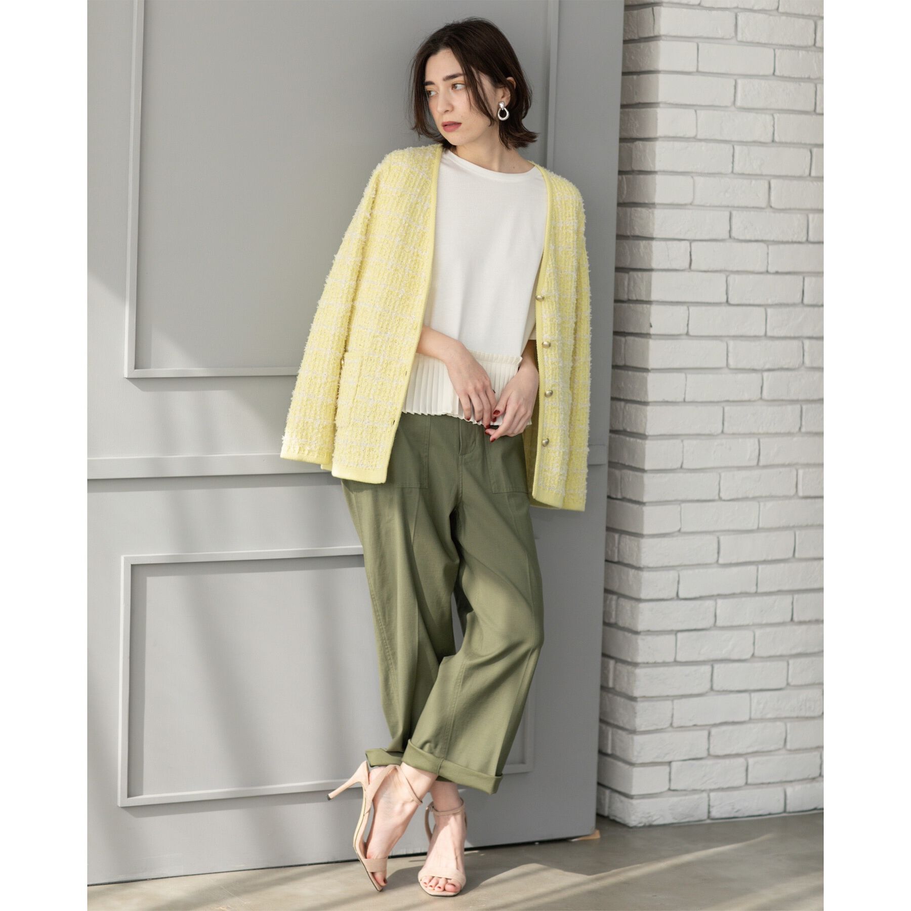 OPAQUE.CLIP「《S-LLサイズ》ストレッチベイカーワイドパンツ【洗濯機洗い可】」|その他|