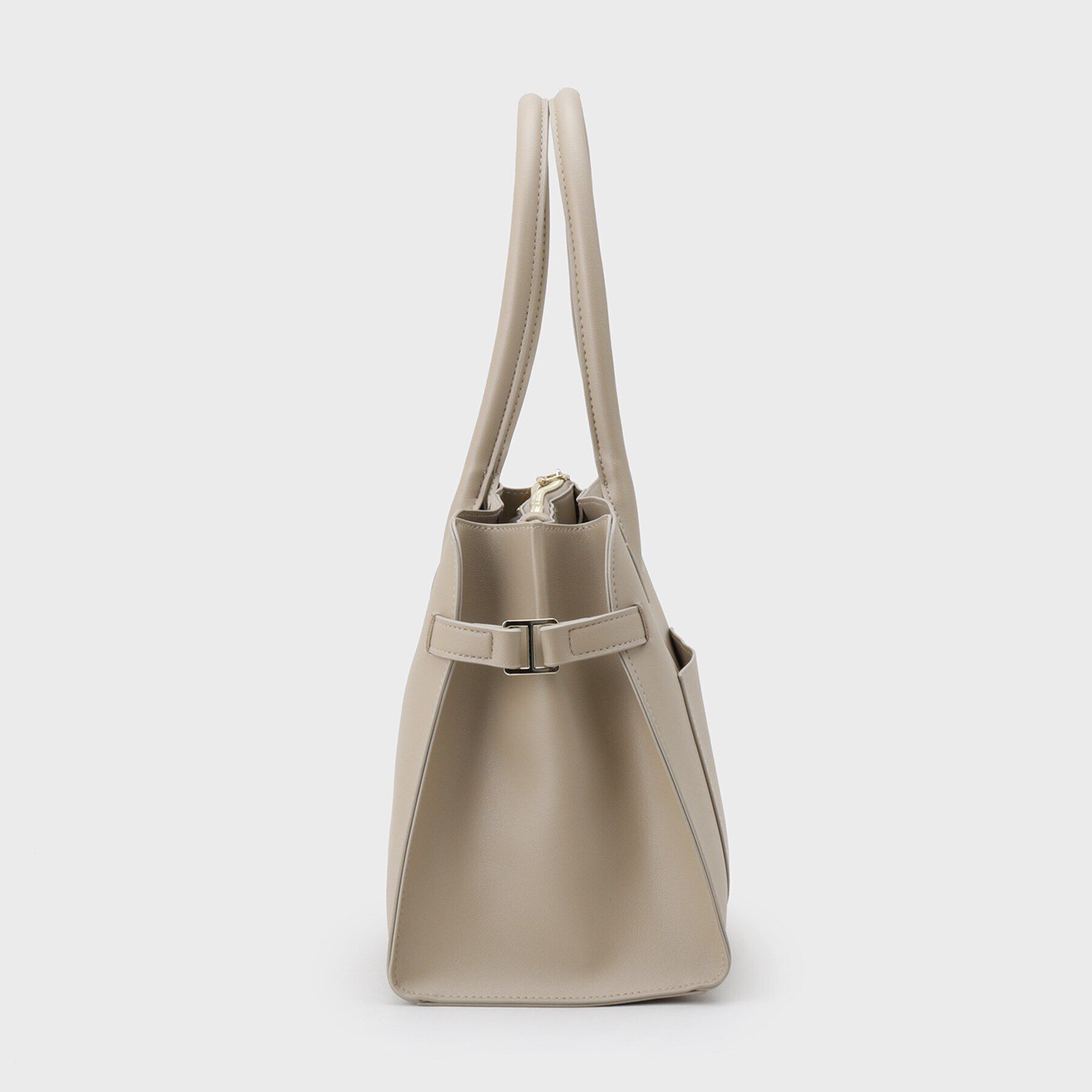 OPAQUE.CLIP「スムース合皮デザインミドルボストンバッグ」|ボストンバッグ|