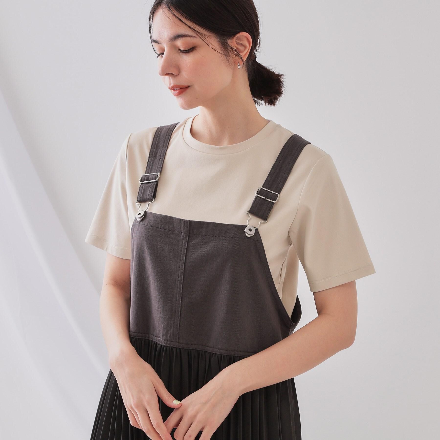 OPAQUE.CLIP「《5色展開/SS-LLサイズ》ベーシックTシャツ【UV/接触冷感/洗濯機洗い可】」|Tシャツ・カットソー|