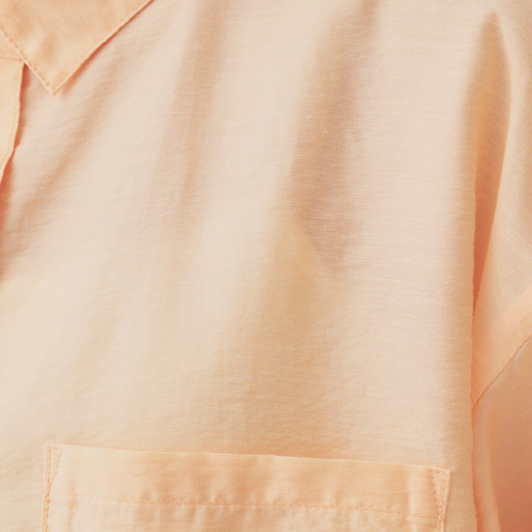 OPAQUE.CLIP「《andGIRL掲載》麻混シアーダブルポケットシャツ【洗濯機洗い可】」|シャツ・ブラウス|