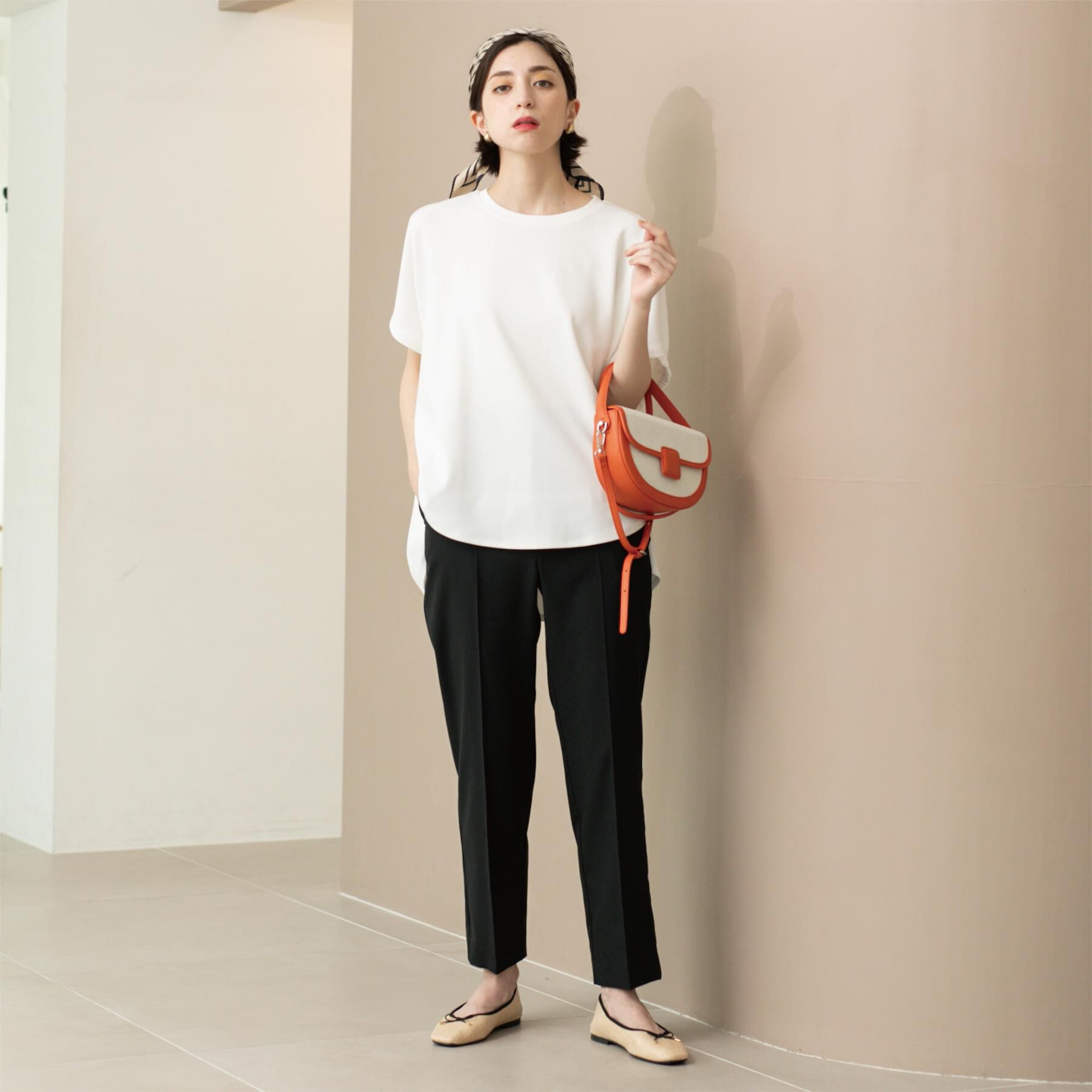 OPAQUE.CLIP「ストレッチリネンライク美脚テーパードパンツ【洗濯機洗い可/吸水速乾】」|その他|