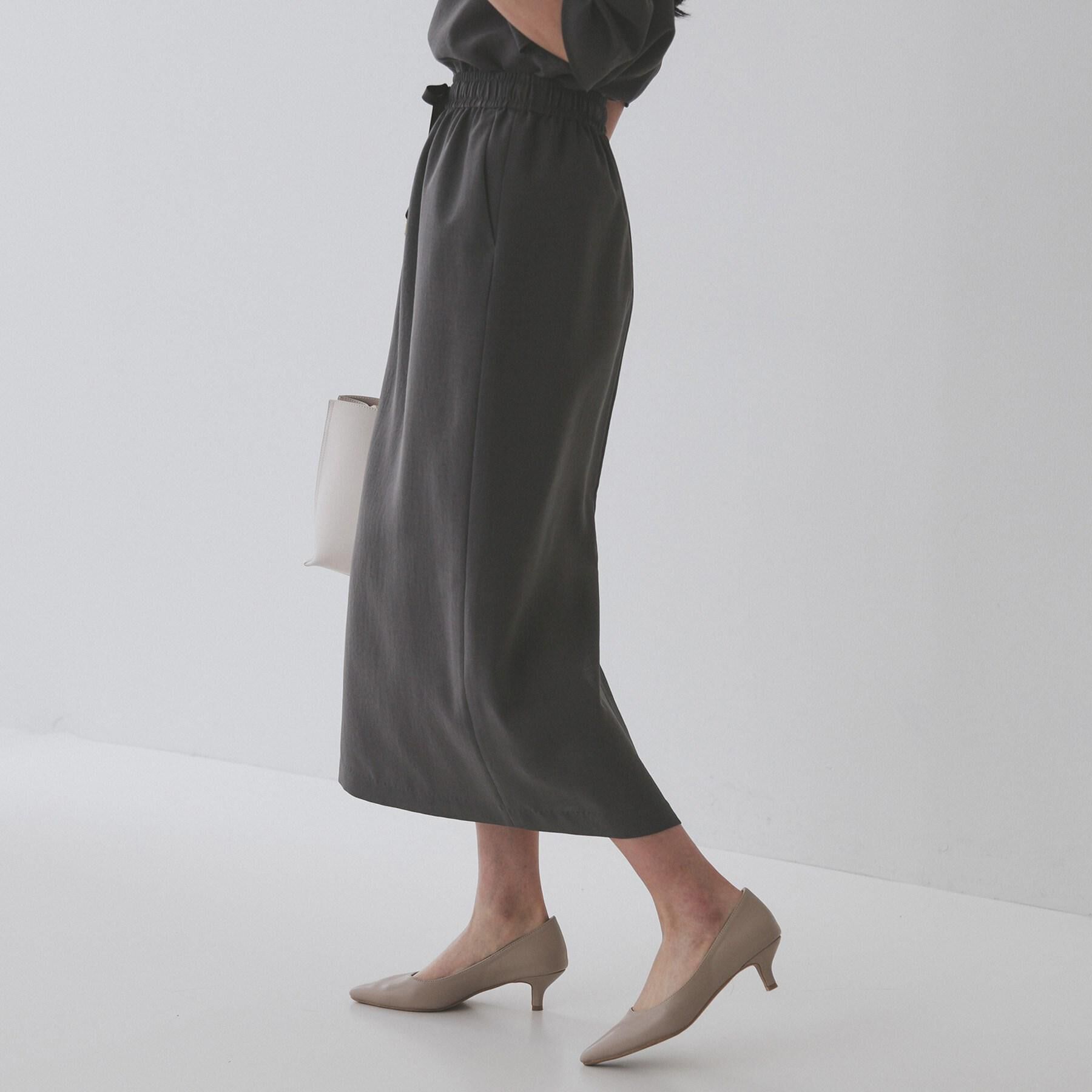 OPAQUE.CLIP「リネンライクイージースカート【洗濯機洗い可/吸水速乾/接触冷感】」|スカート|
