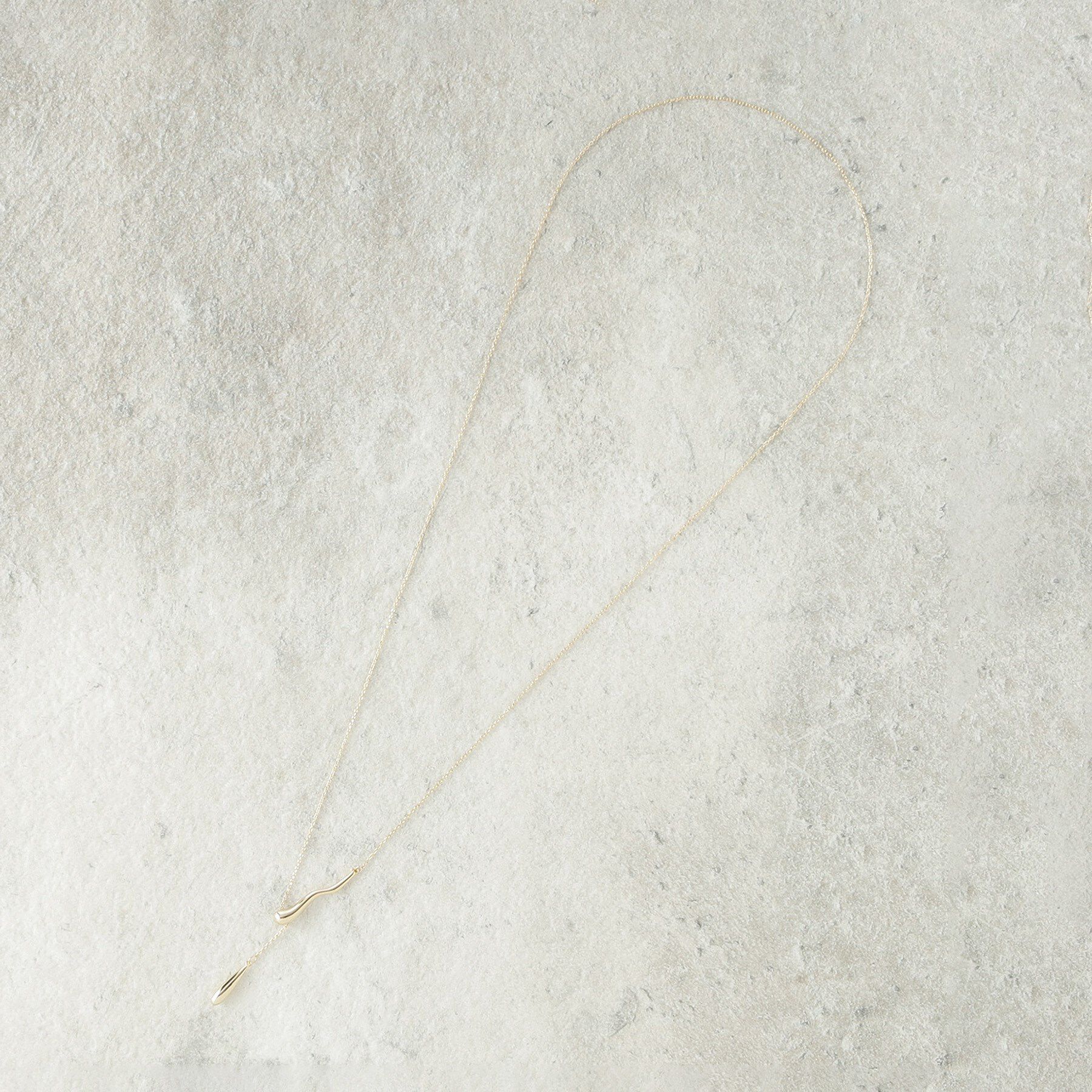 OPAQUE.CLIP「Y字スライドバーネックレス」|ネックレス|