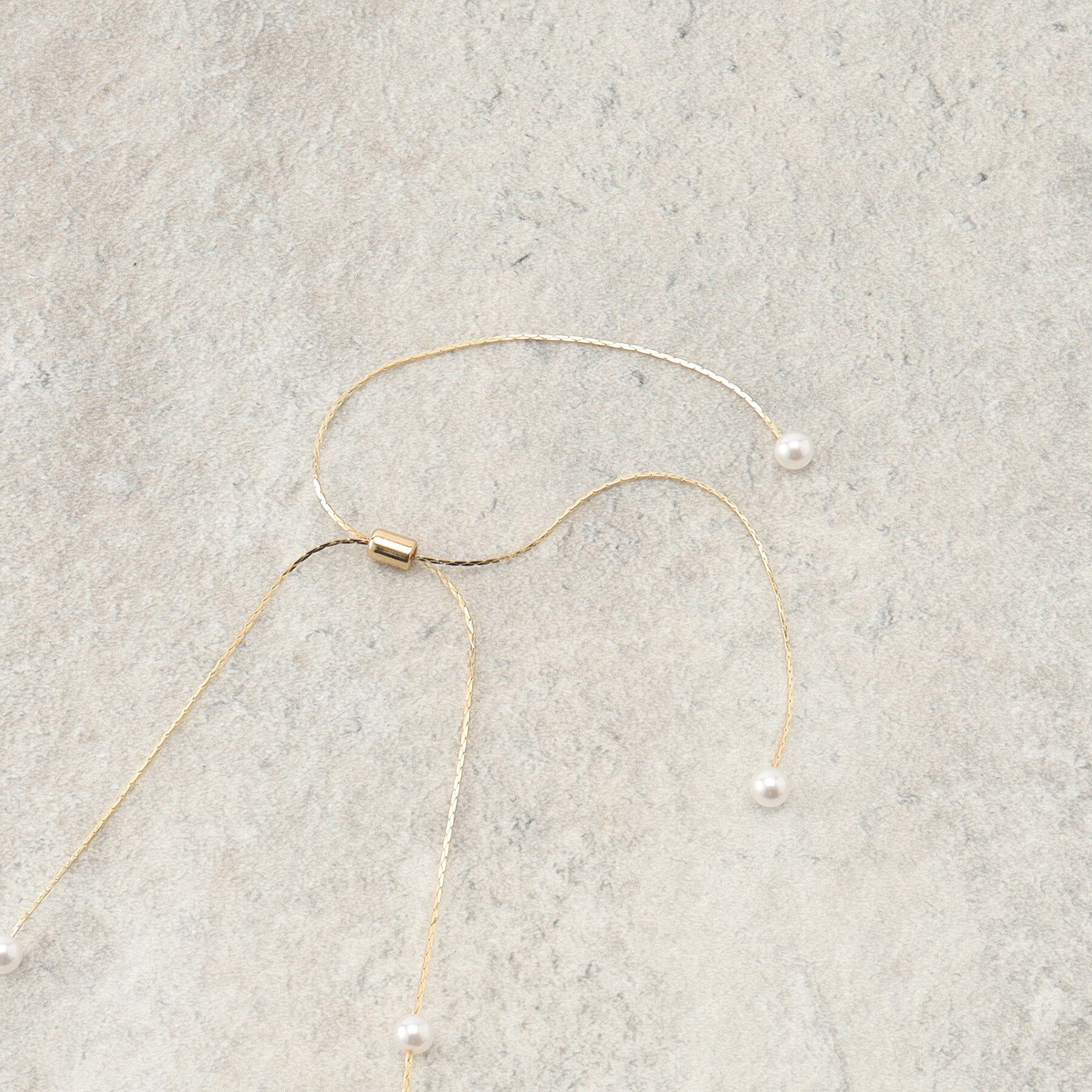 OPAQUE.CLIP「チェーン&times;フェイクパールネックレス」|ネックレス|