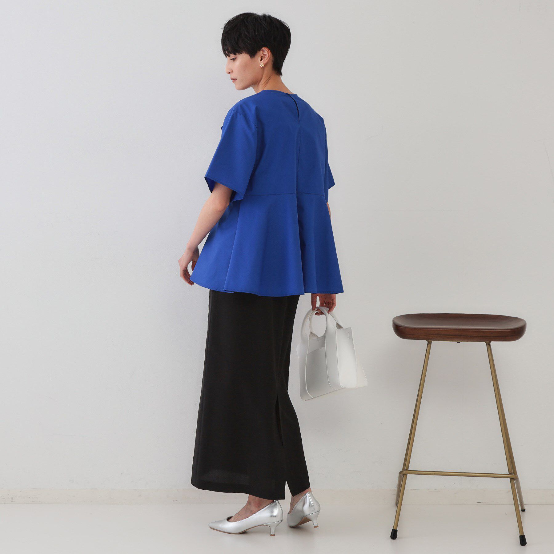 OPAQUE.CLIP「フリルデザインペプラムブラウス【洗濯機洗い可】」|シャツ・ブラウス|