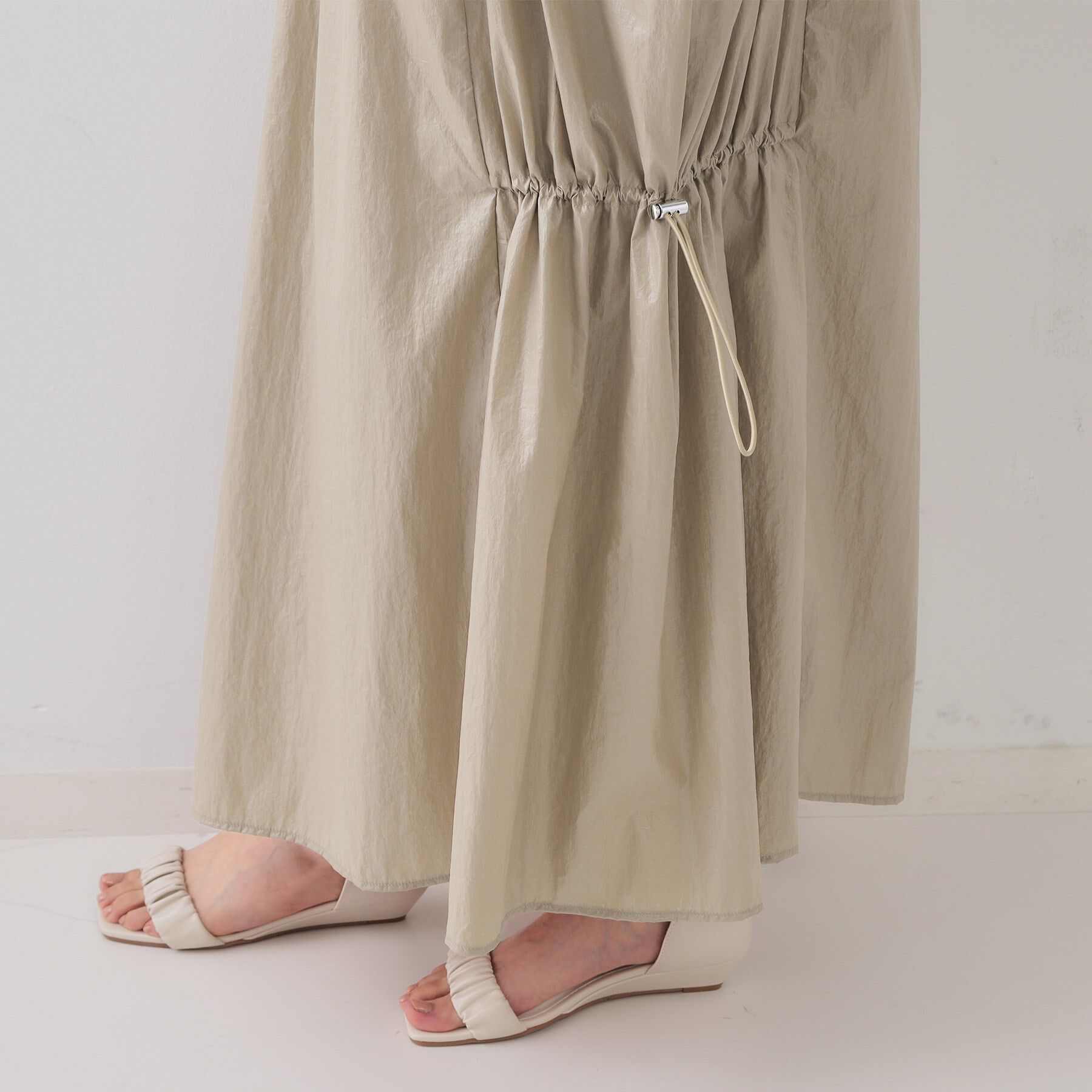 OPAQUE.CLIP「デザインキャミワンピース【洗濯機洗い可】」|ワンピース|