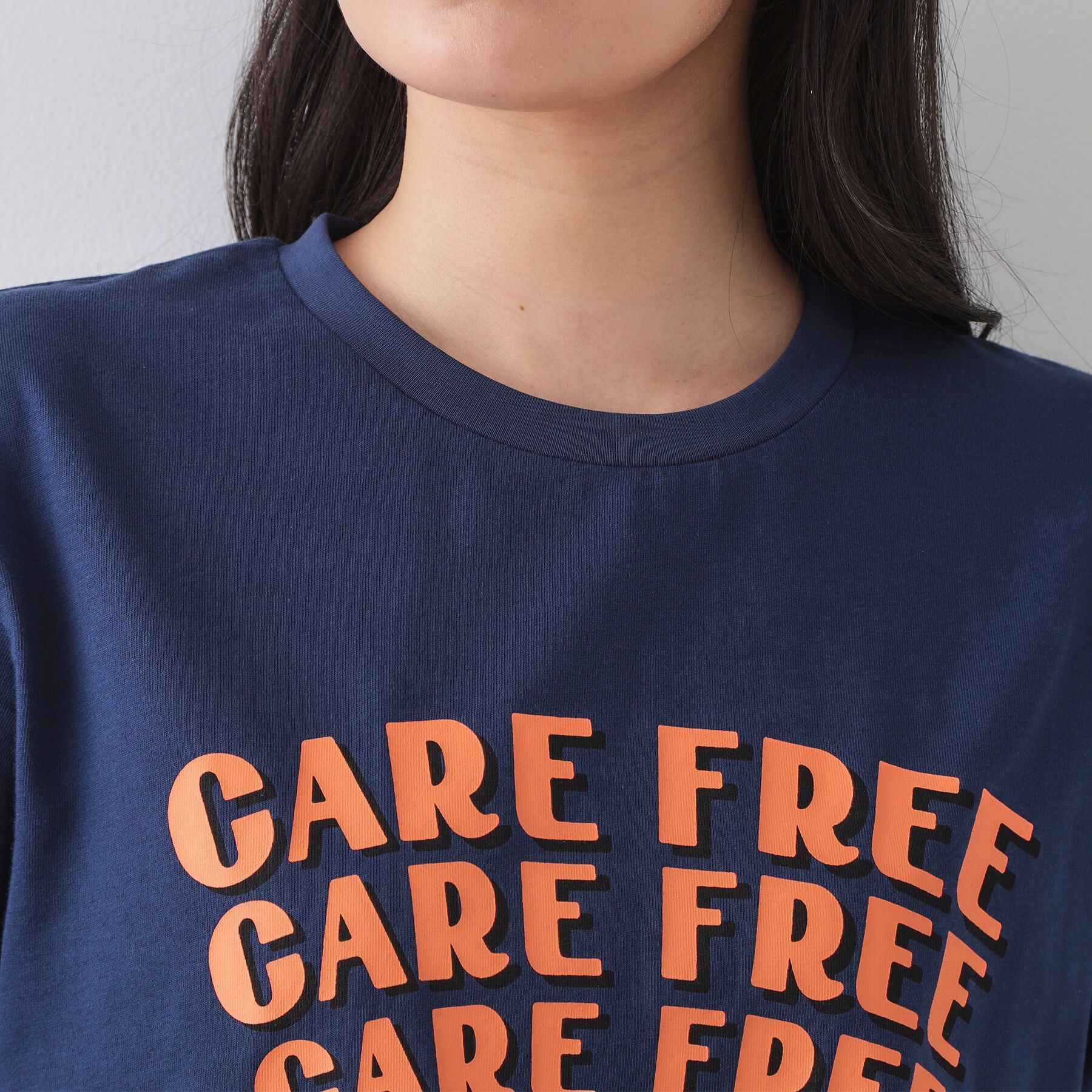 OPAQUE.CLIP「カラーロゴTシャツ【洗濯機洗い可】」|Tシャツ・カットソー|