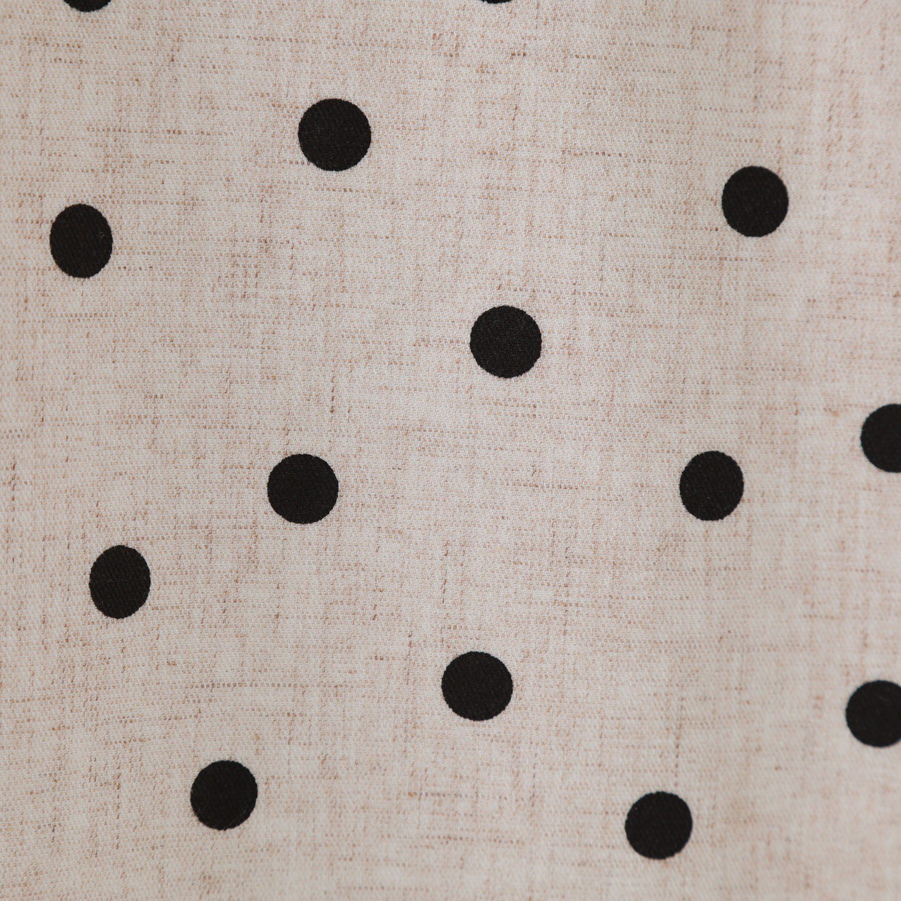 OPAQUE.CLIP「麻混ドットプリントナロースカート【洗濯機洗い可】」|スカート|