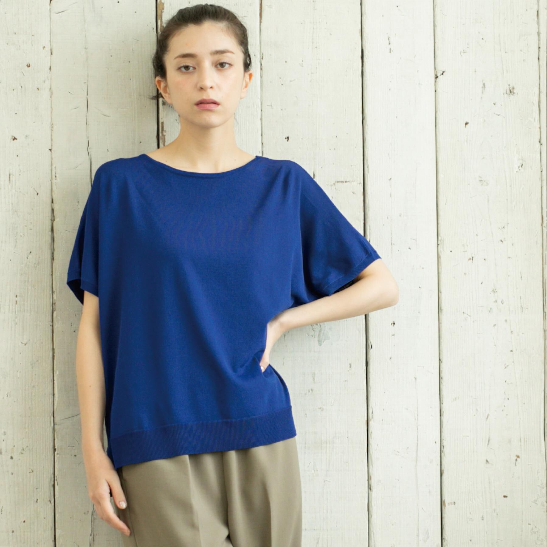 OPAQUE.CLIP「《6色展開/S-LLサイズ》ドルマンスリーブニット【UV/接触冷感/洗濯機洗い可/抗ピル】」|ニット・セーター|