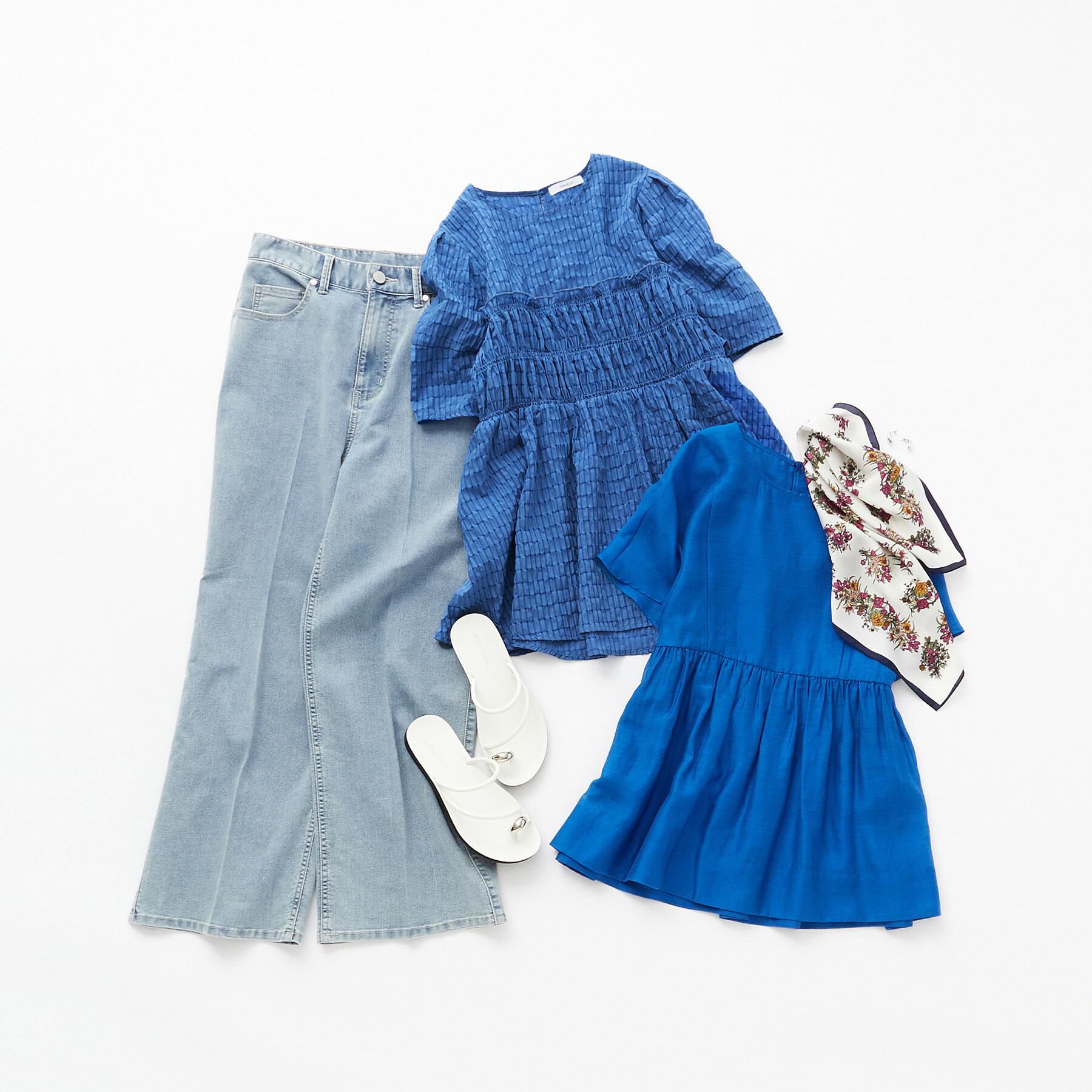 OPAQUE.CLIP「麻混シアーペプラムブラウス【洗濯機洗い可】」|シャツ・ブラウス|