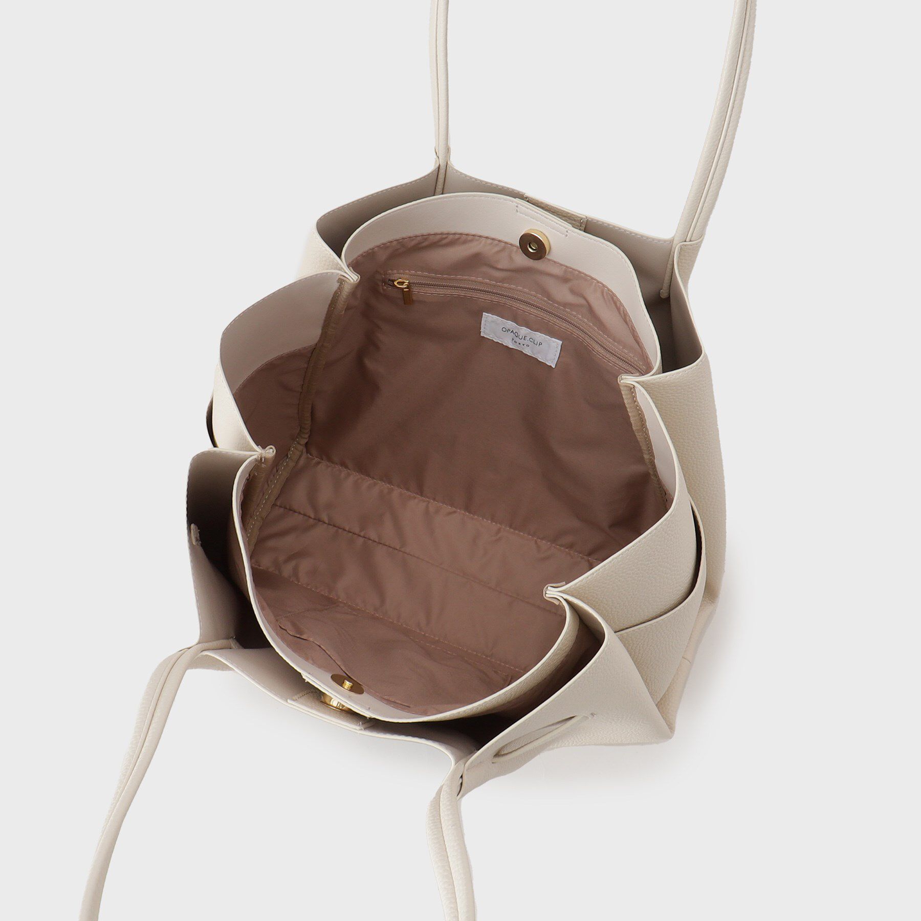 OPAQUE.CLIP「【軽量/A4サイズ対応/通勤対応】フロントベルトデザイントートバッグ」|トートバッグ|