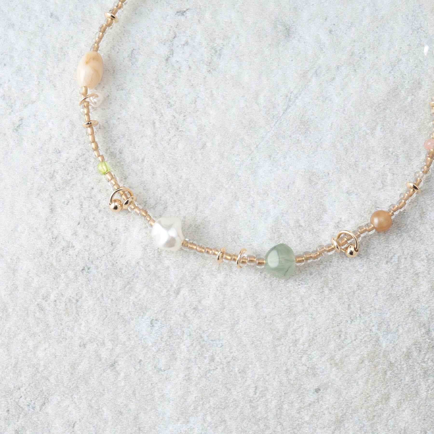 OPAQUE.CLIP「マルチビーズネックレス」|ネックレス|