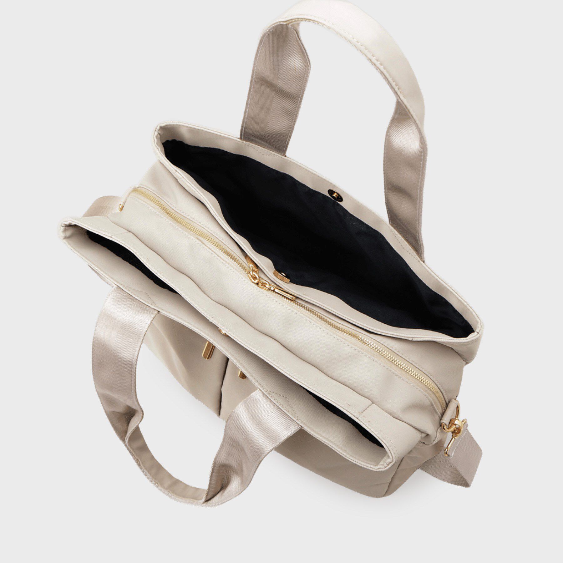 OPAQUE.CLIP「【撥水加工/2WAY/多ポケット】ツイルビッグサイズトートバッグ」|トートバッグ|