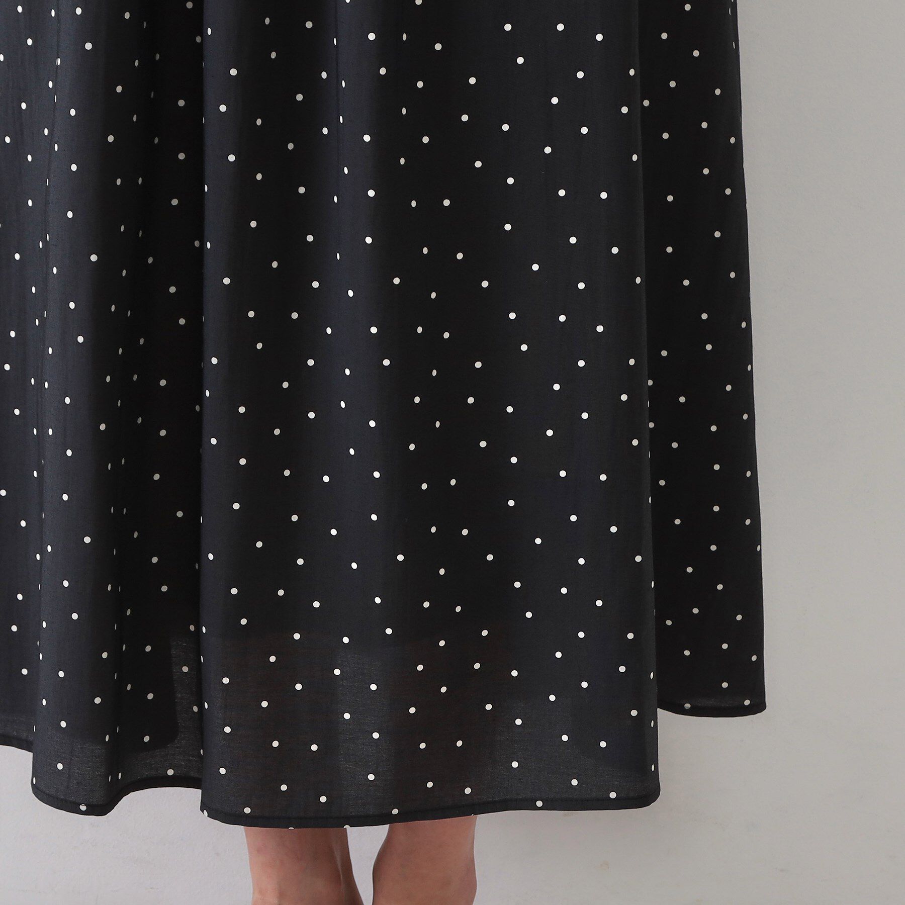 OPAQUE.CLIP「ドットプリントワンピース【洗濯機洗い可】」|ワンピース|