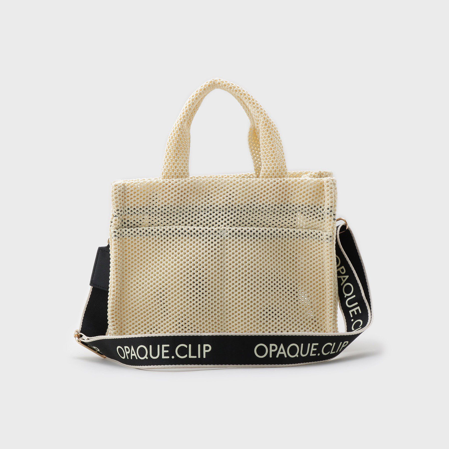 OPAQUE.CLIP「【2WAY】メッシュスクエアミドルトートバッグ」|トートバッグ|