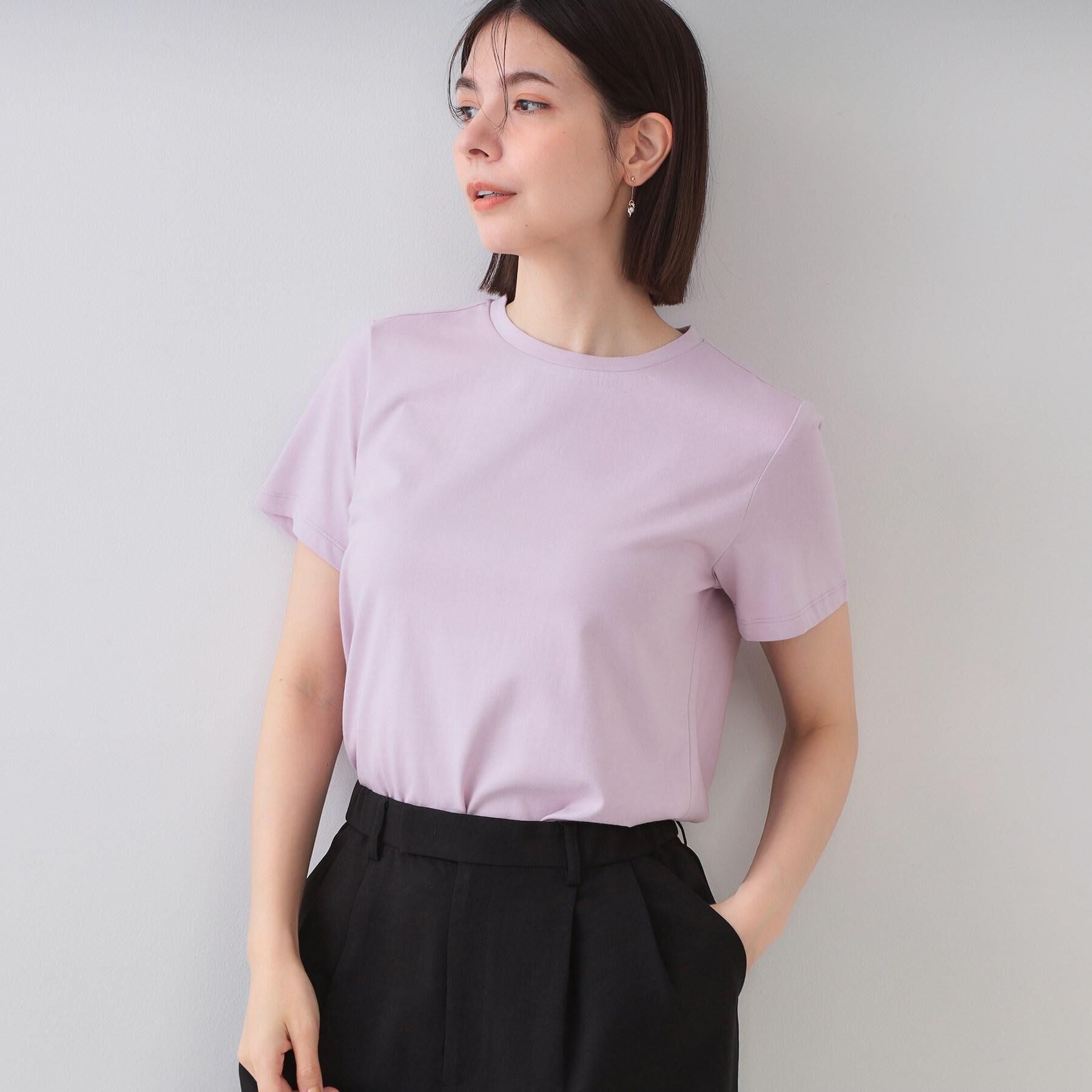 OPAQUE.CLIP「《5色展開》ベーシックTシャツ【洗濯機洗い可/UV/接触冷感】」|Tシャツ・カットソー|