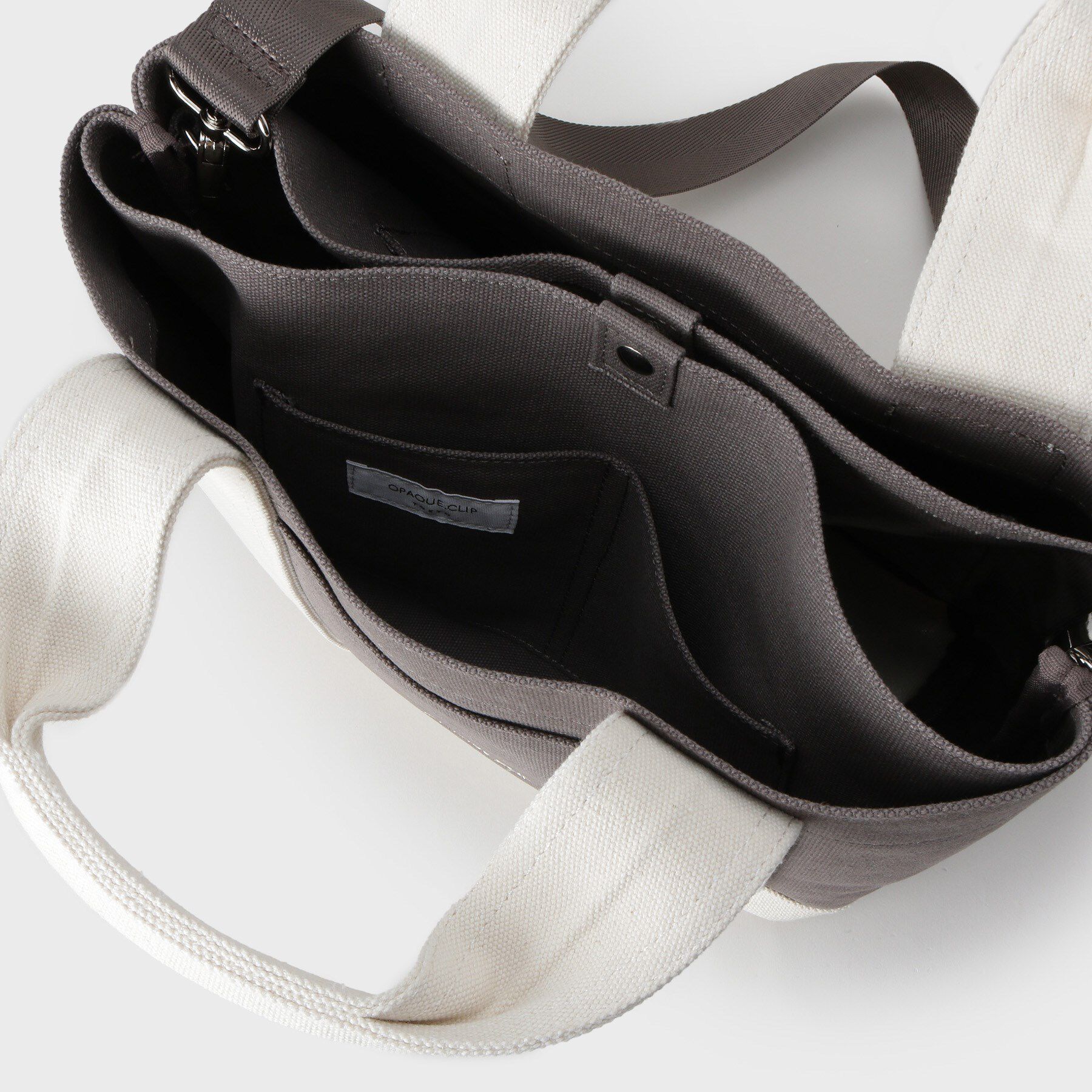 OPAQUE.CLIP「【2WAY／多ポケット】3層セパレートミドルトートバッグ」|トートバッグ|