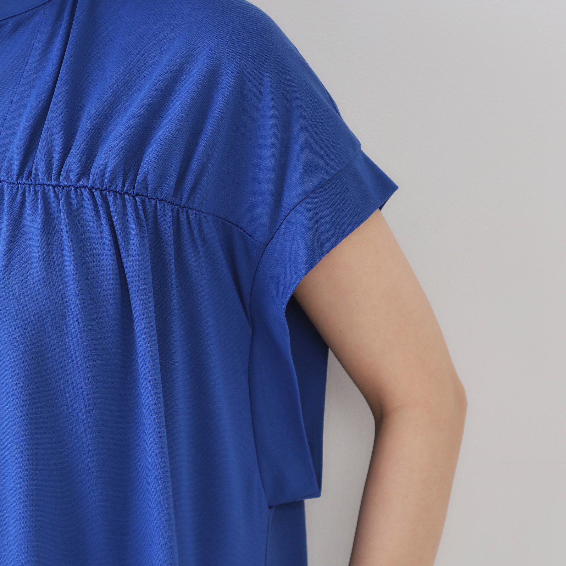 OPAQUE.CLIP「スキッパーフレアカットソー【接触冷感/洗濯機洗い可】」|Tシャツ・カットソー|