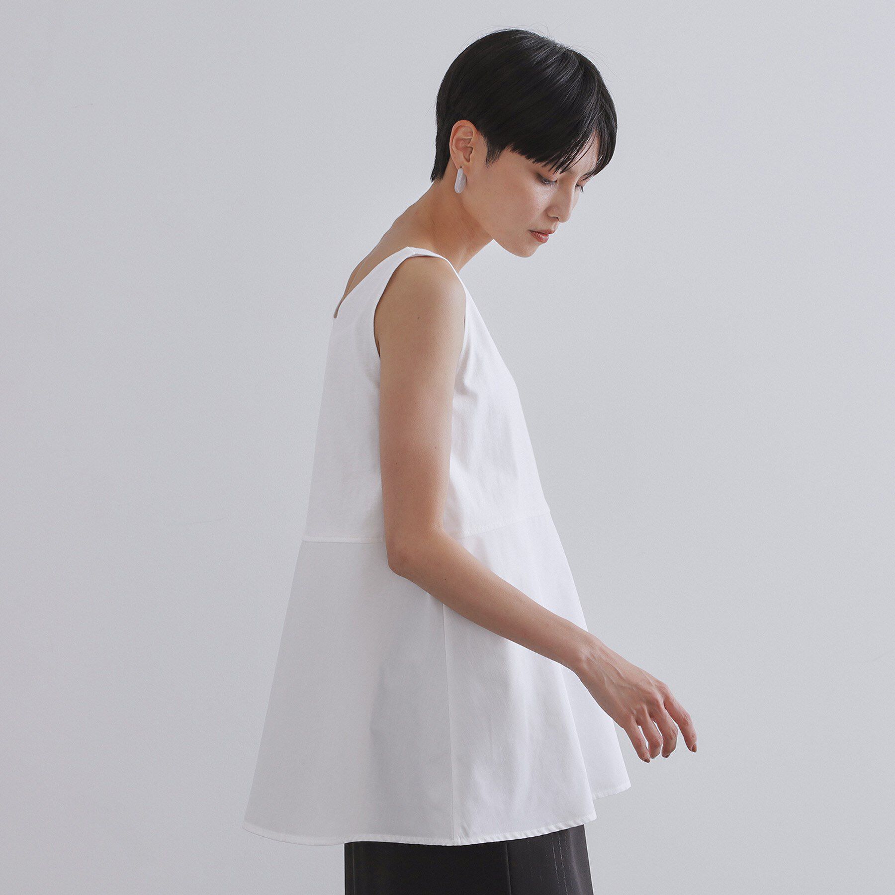 OPAQUE.CLIP「《ツインセット》リラクシーサイドスリットニット&times;ドッキングタンク【洗濯機洗い可】」|その他|