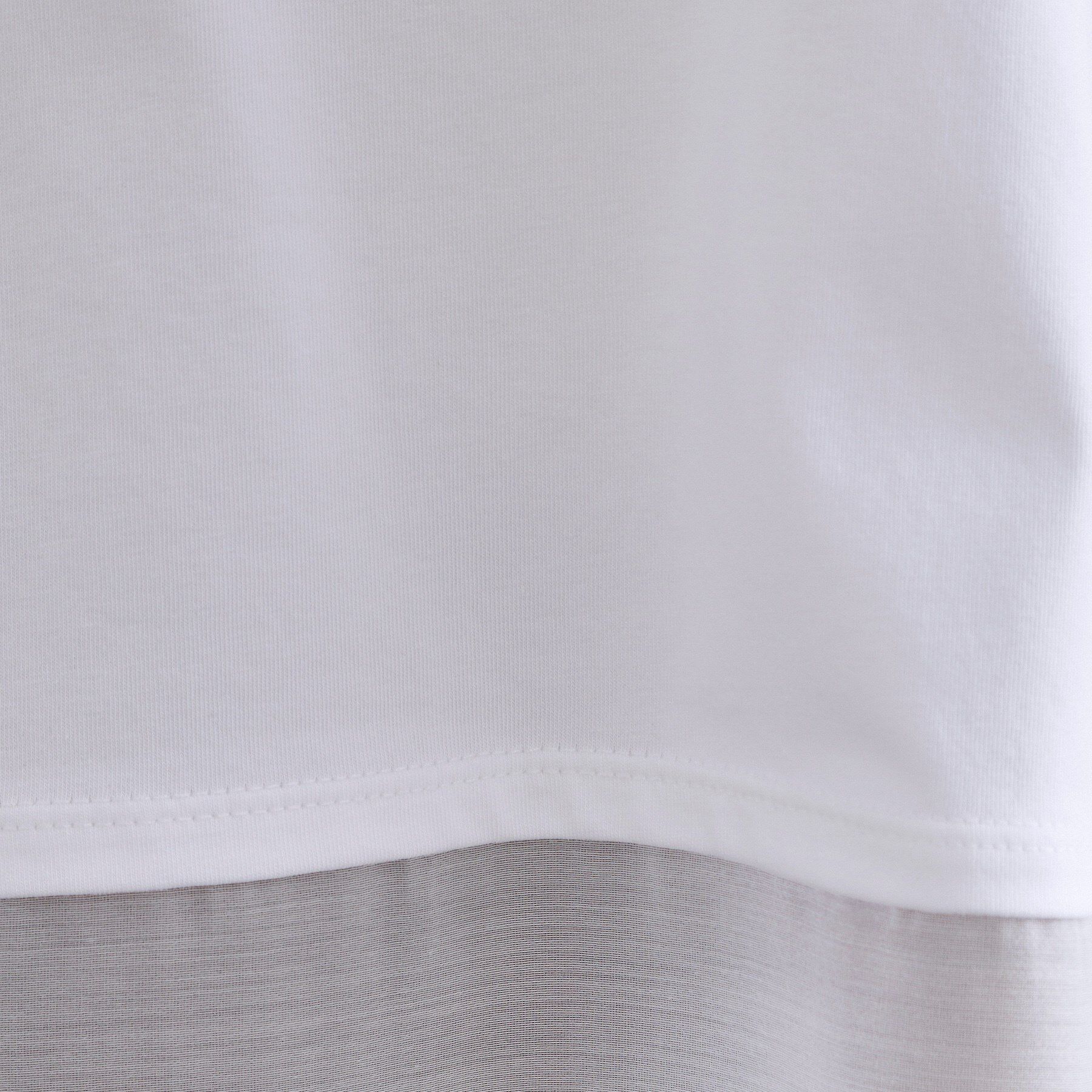 OPAQUE.CLIP「裾シアードッキングボクシーTシャツ【洗濯機洗い可】」|Tシャツ・カットソー|