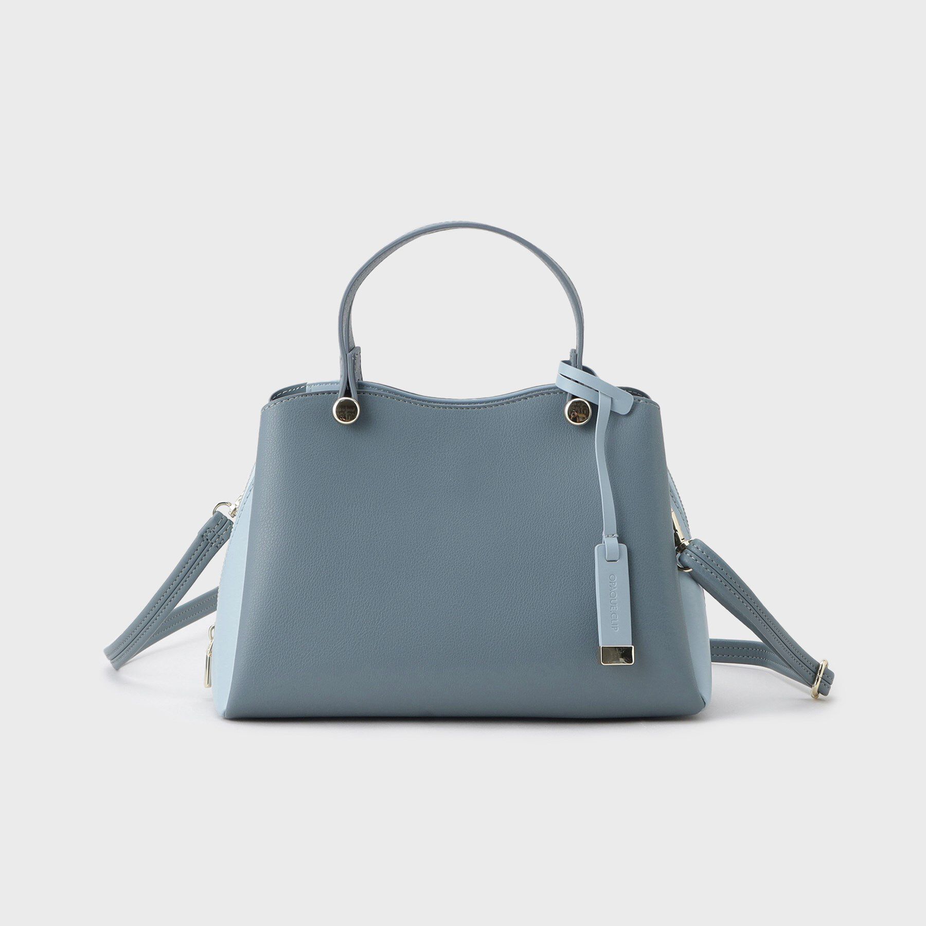 OPAQUE.CLIP「【2WAY/名品】バイカラーミドルボストンバッグ」|ショルダー・メッセンジャー|