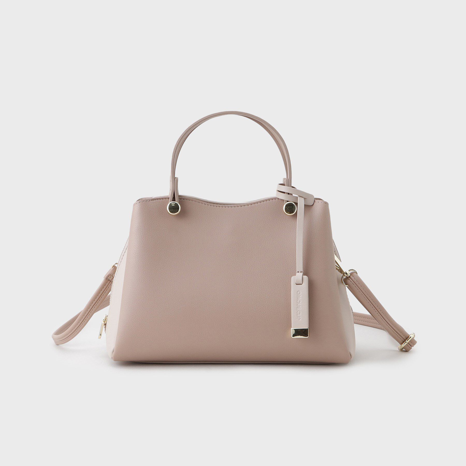 OPAQUE.CLIP「【2WAY/名品】バイカラーミドルボストンバッグ」|ショルダー・メッセンジャー|