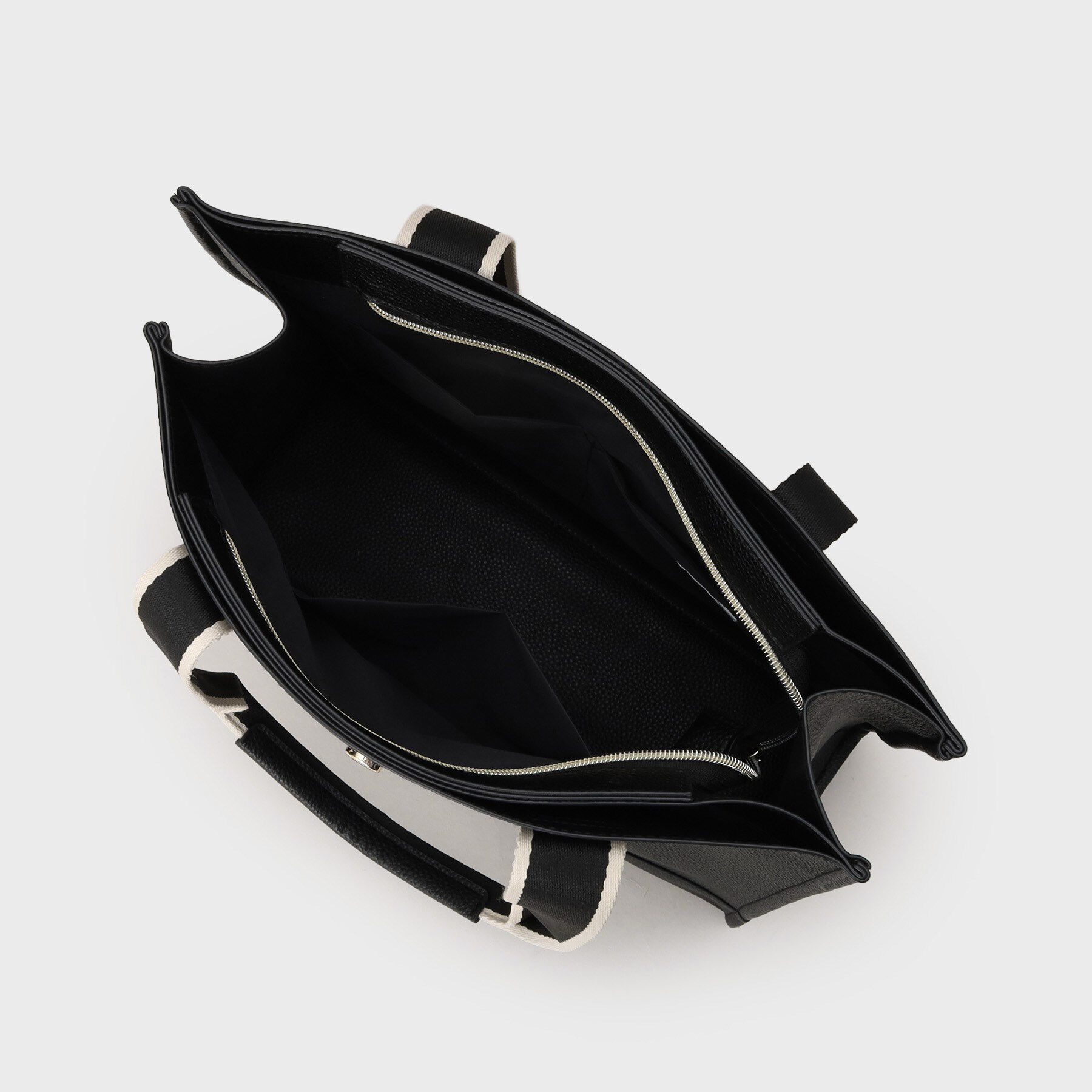 OPAQUE.CLIP「【3層仕様/A4サイズ対応】ラインテープスクエアトートバッグ」|トートバッグ|