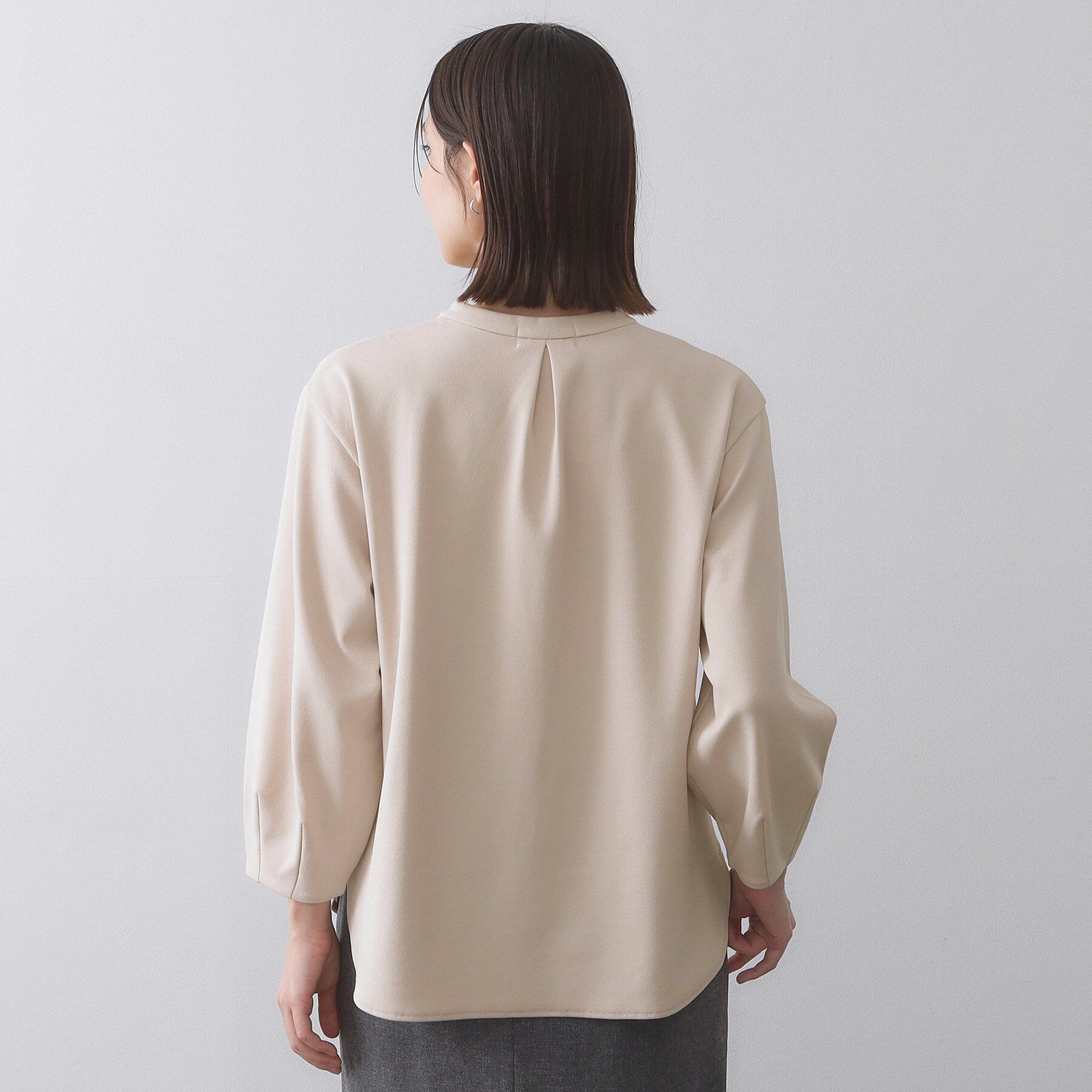 OPAQUE.CLIP「スキッパートップス【吸水速乾/UVケア/洗濯機OK】」|Tシャツ・カットソー|