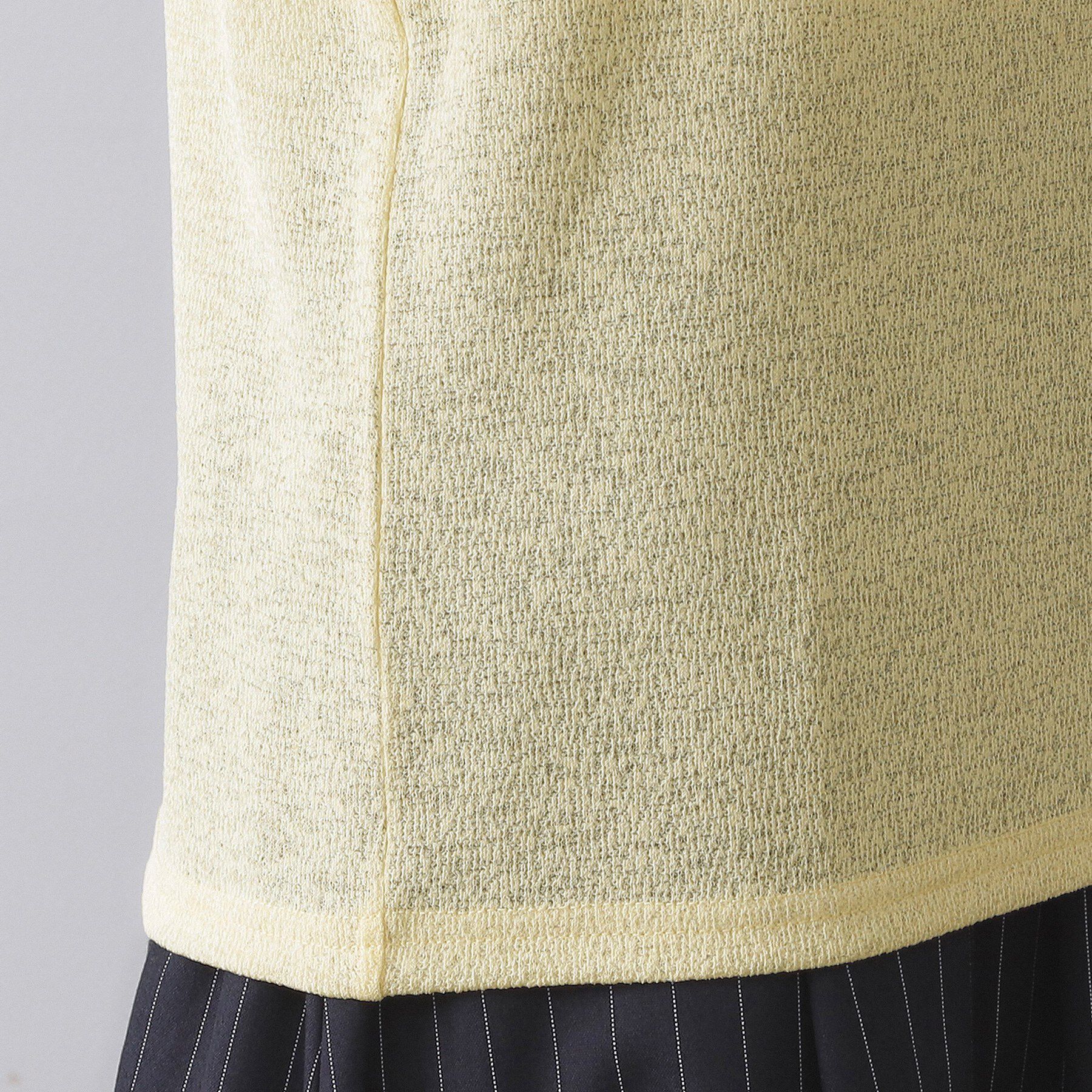 OPAQUE.CLIP「シアーラウンドネックカットソー【洗濯機洗い可】」|Tシャツ・カットソー|