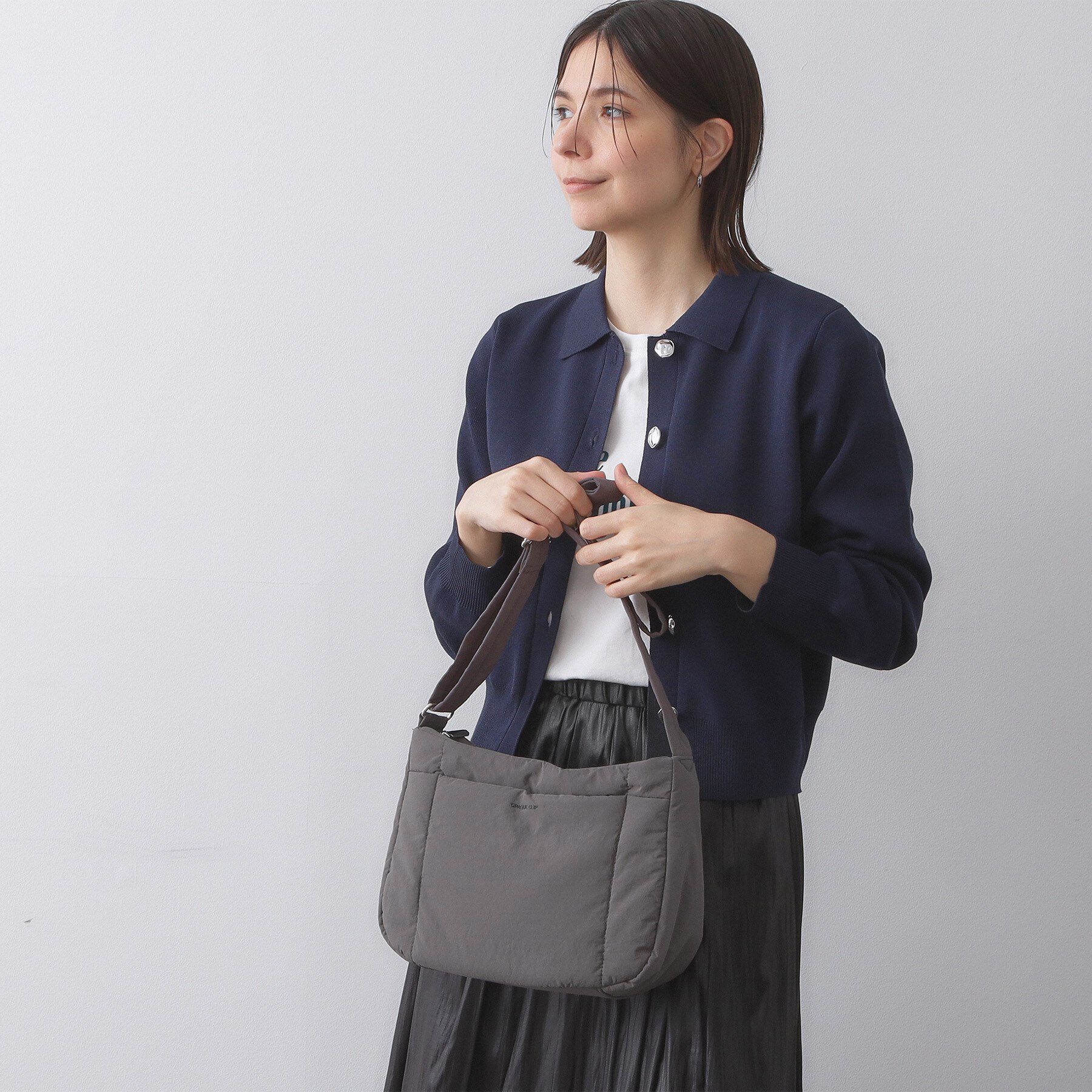 OPAQUE.CLIP「【軽量】ミドルサイズパフィーショルダーバッグ」|ショルダー・メッセンジャー|